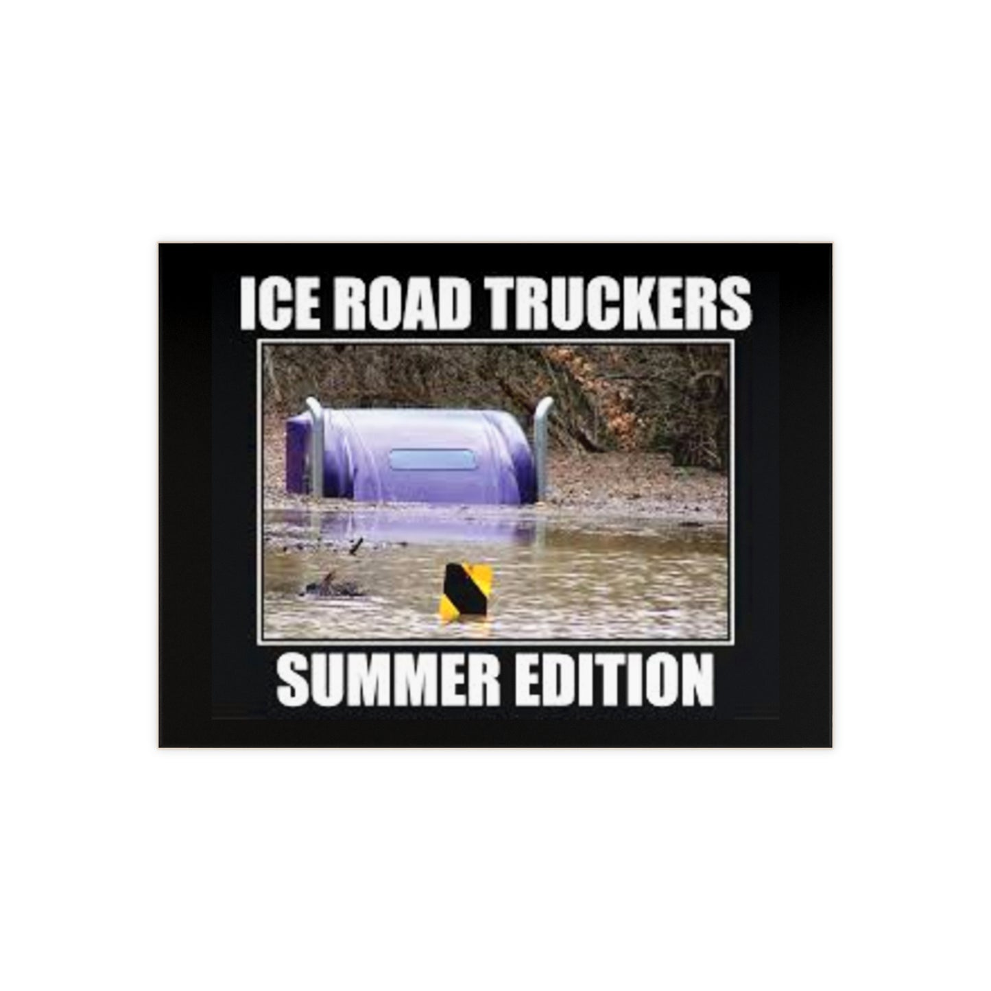 Ice Road Truckers Ceramic Photo Tile