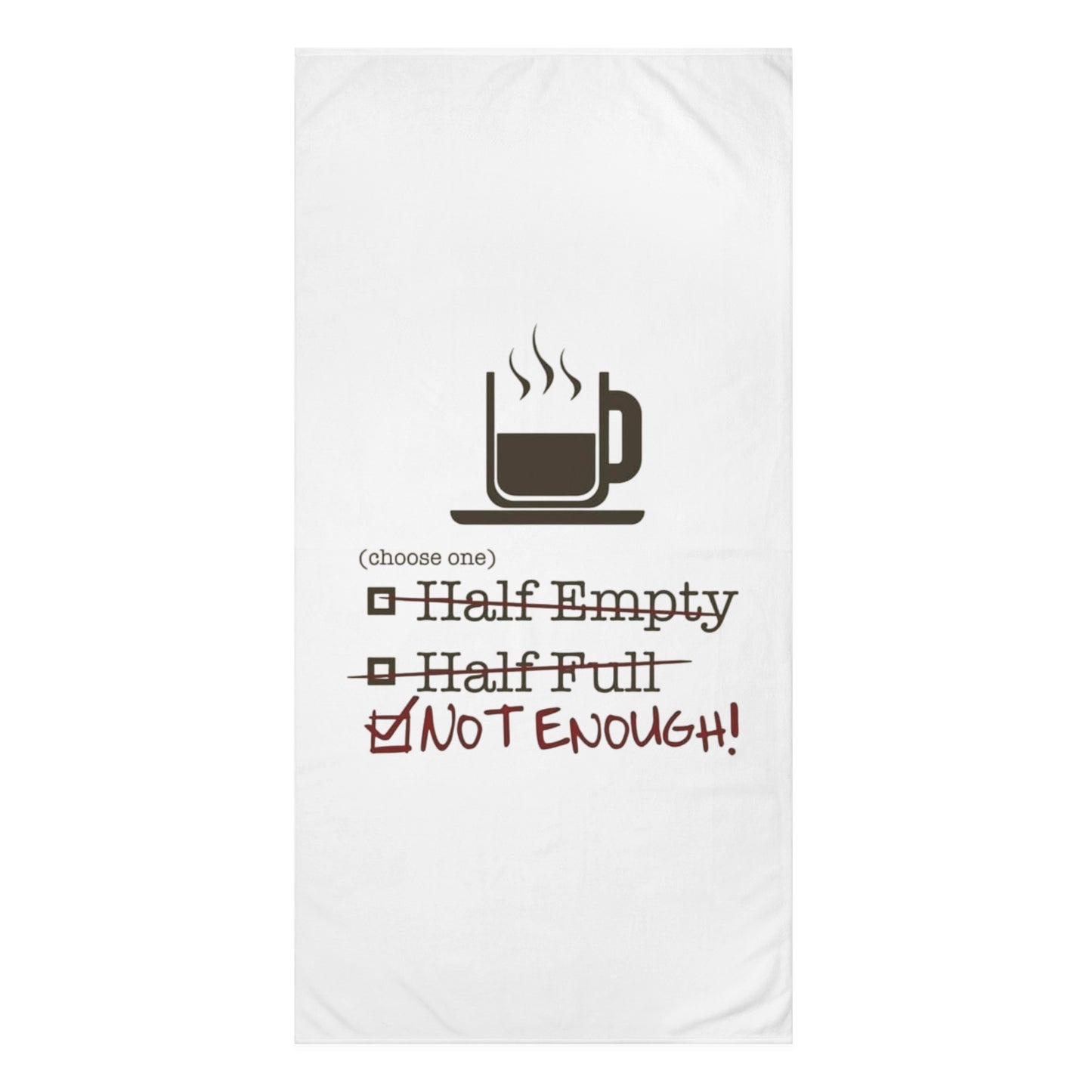 Not Enough Mink-Cotton Beach Towel
