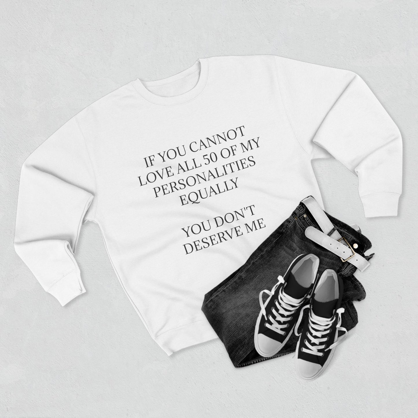 50 Personalities Unisex Crewneck Sweatshirt