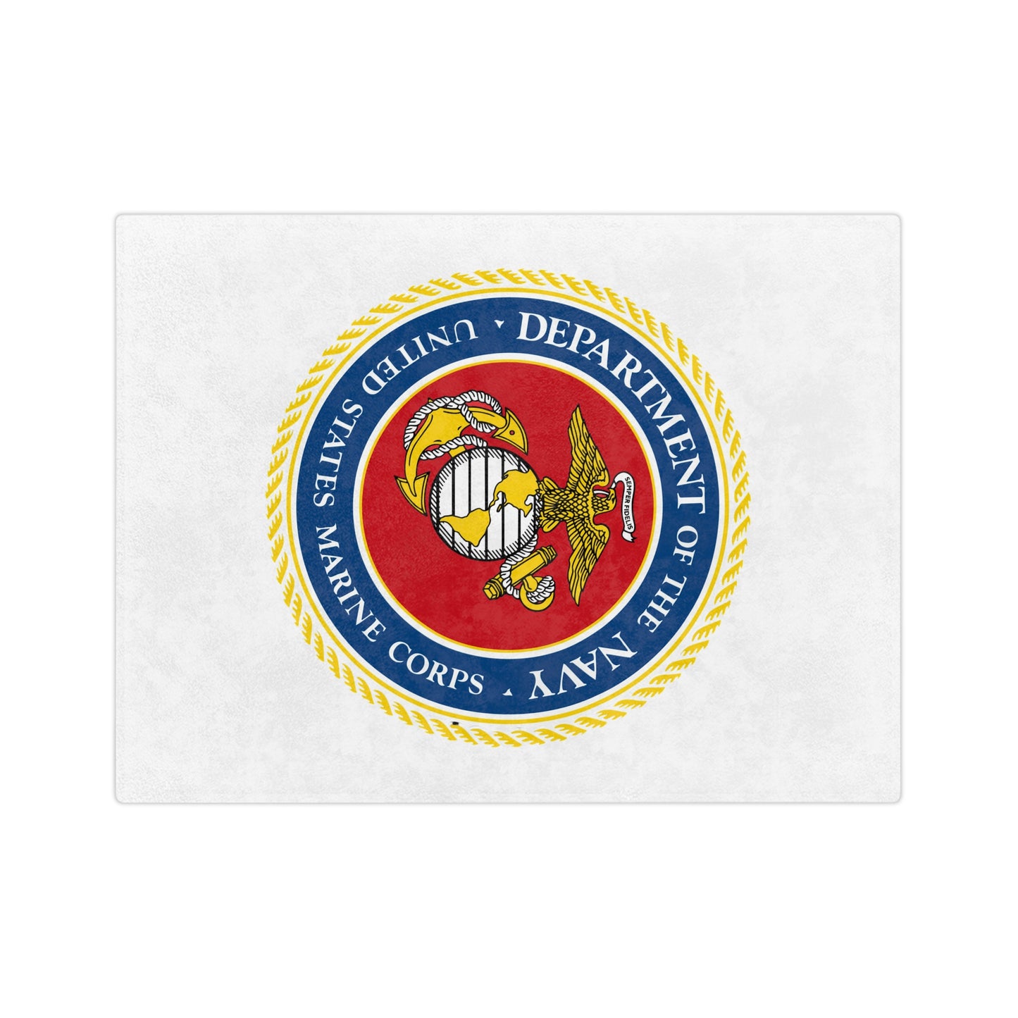 US Marine Corps Velveteen Microfiber Blanket