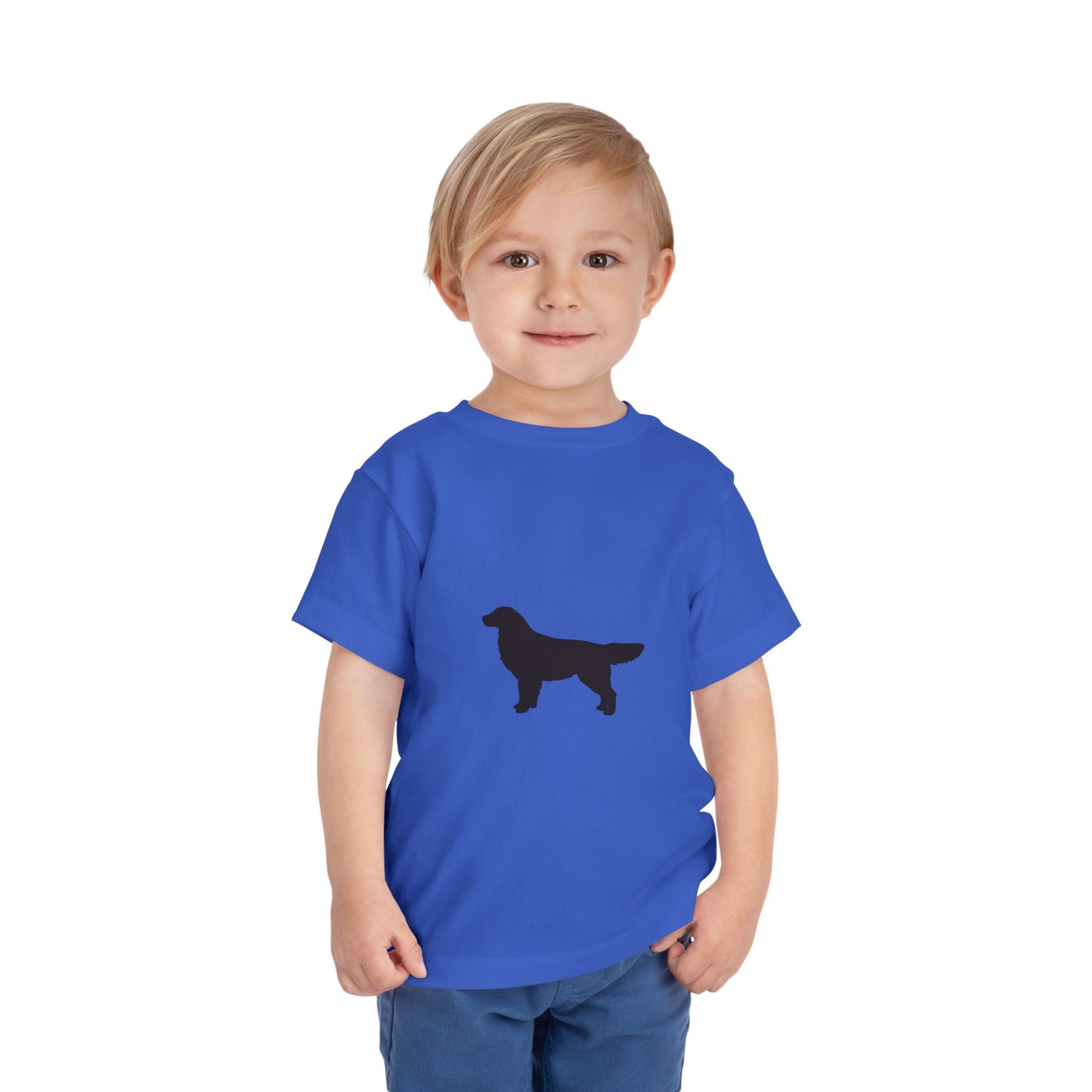 Golden Silhouette Toddler Unisex Short Sleeve Crewneck Tee