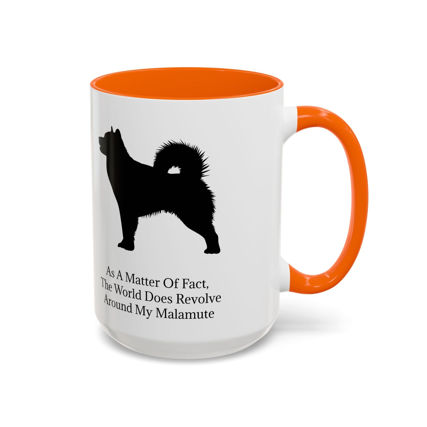 Matter Of Fact Malamute 2-Tone Coffee Mug