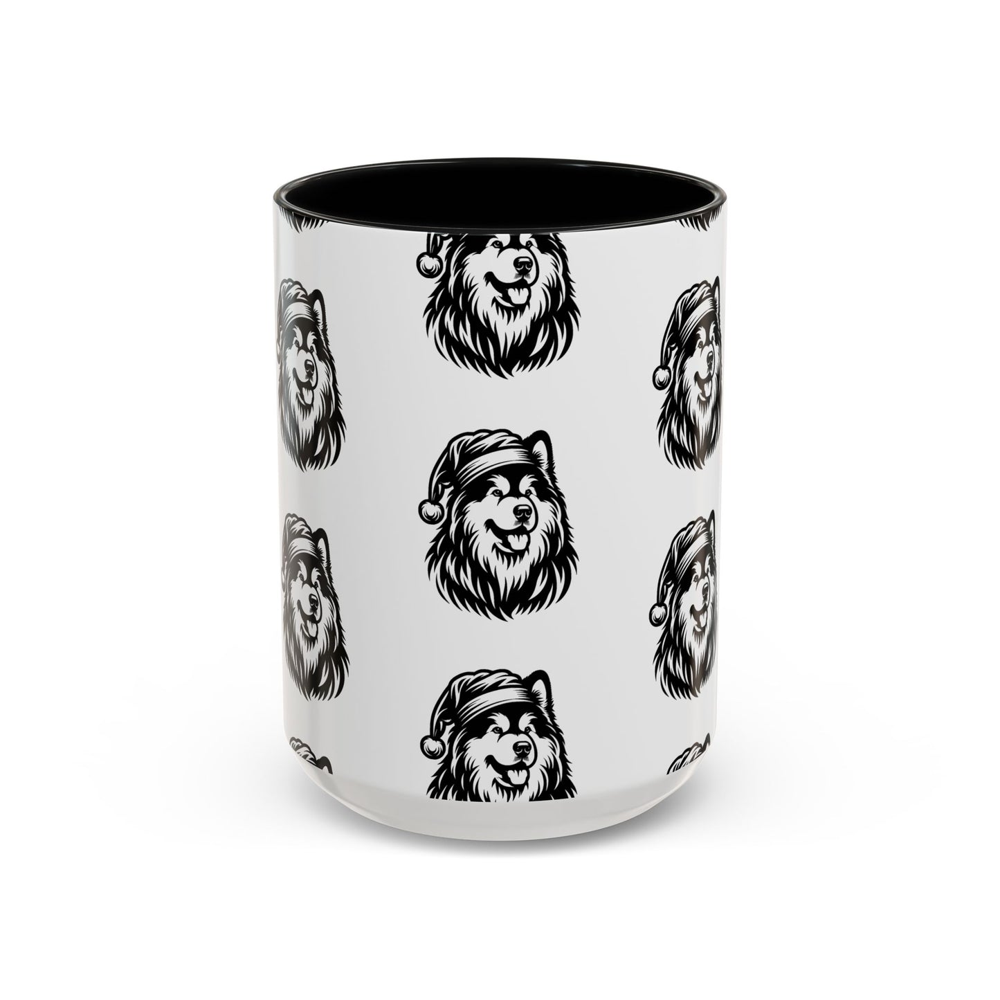 Santa Paws Malamute 2-Tone Coffee Mug