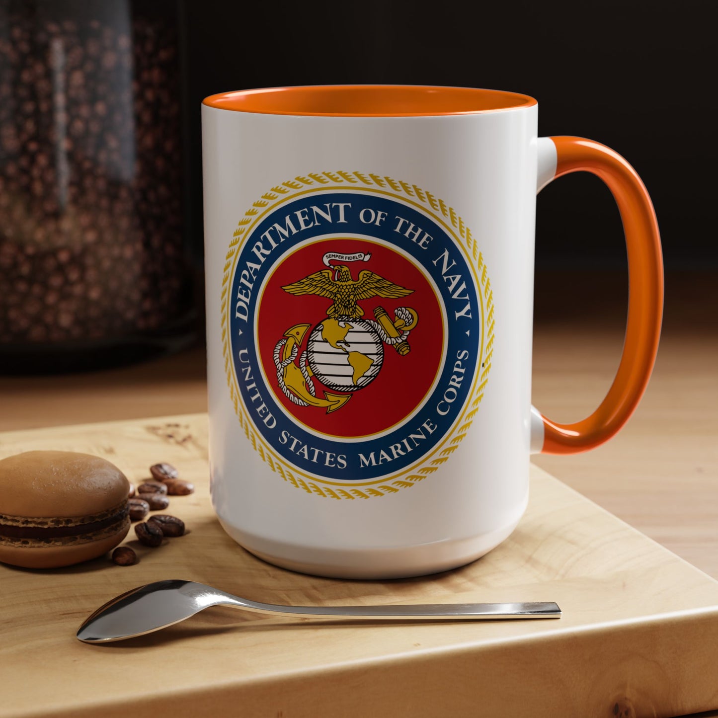 US Marine Corps 2-Tone Coffee Mug