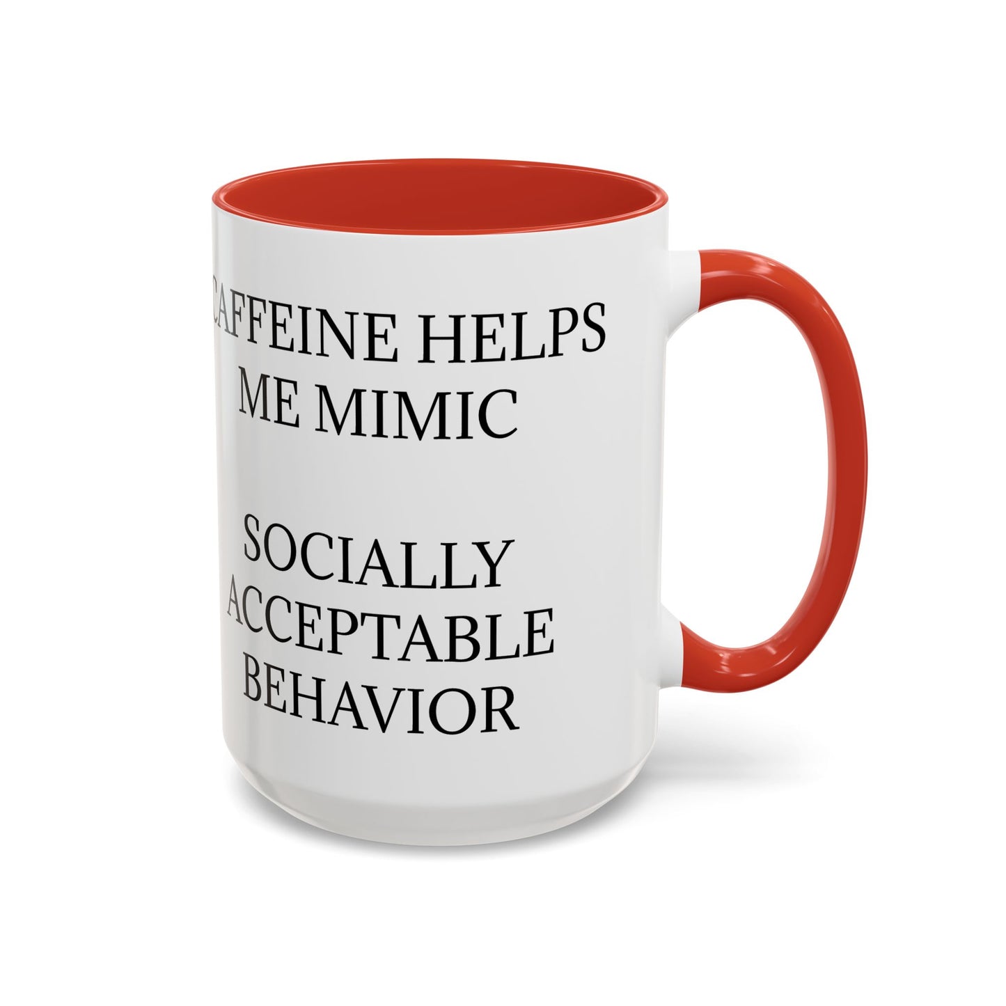 Socially Acceptable 2-Tone Coffee Mug