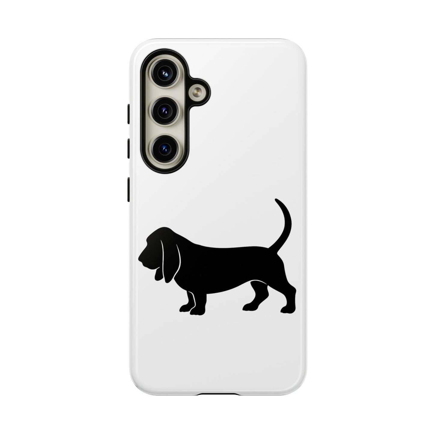 Basset Hound Silhouette Samsung Case