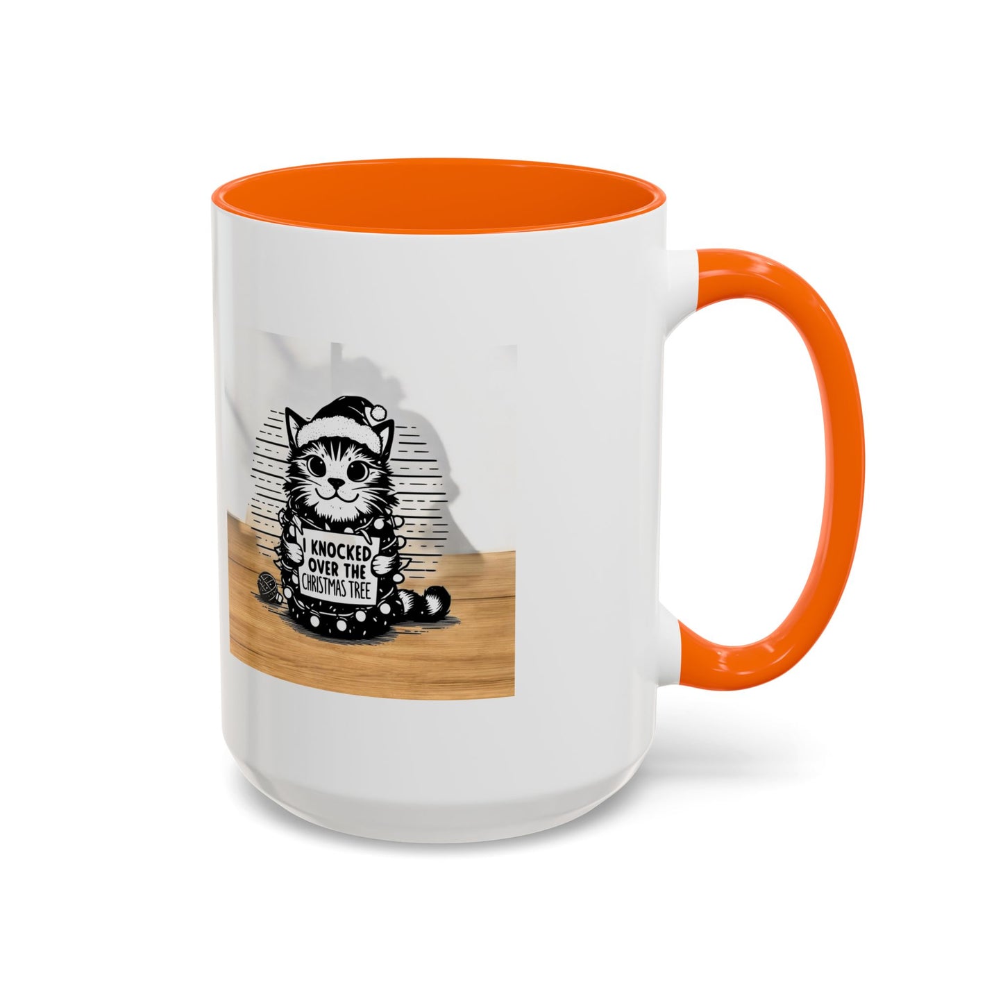 Naughty Cat 2-Tone Coffee Mug