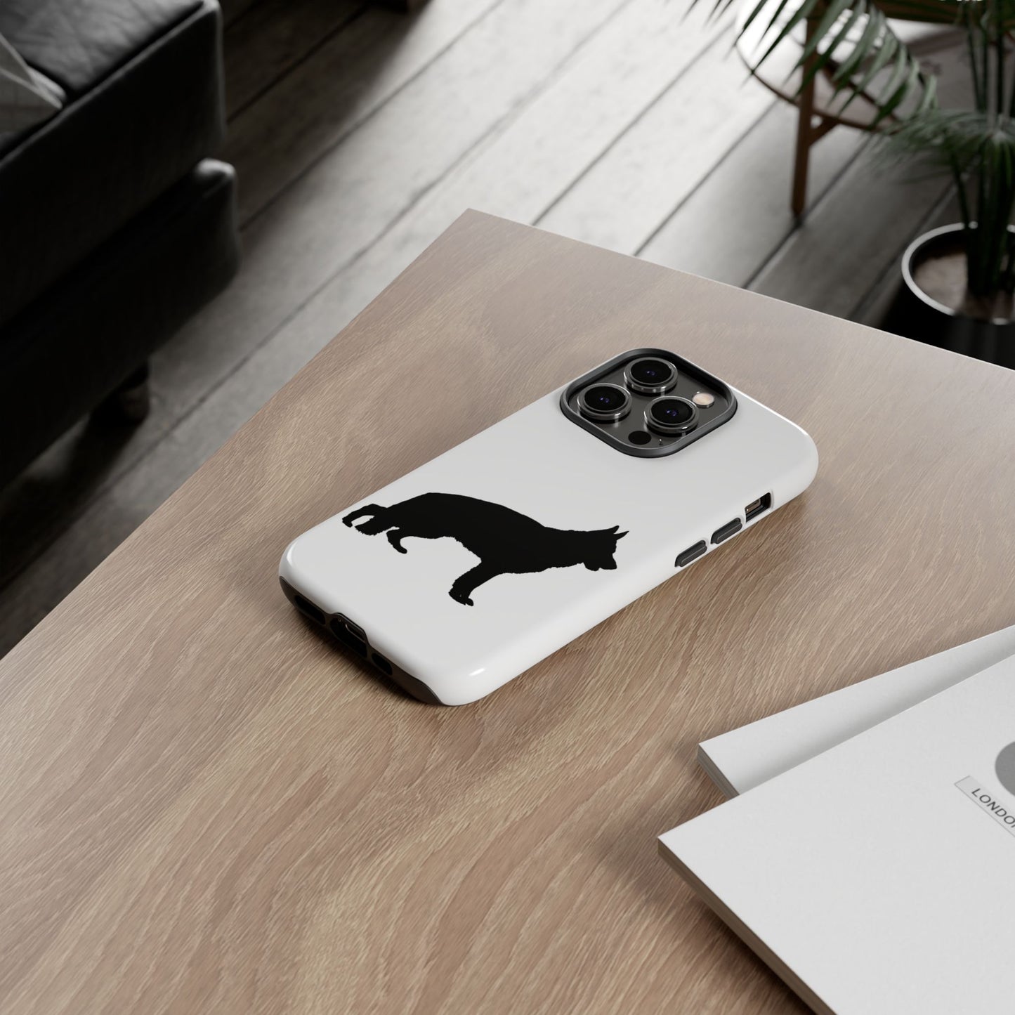 German Shepherd Silhouette iPhone Case