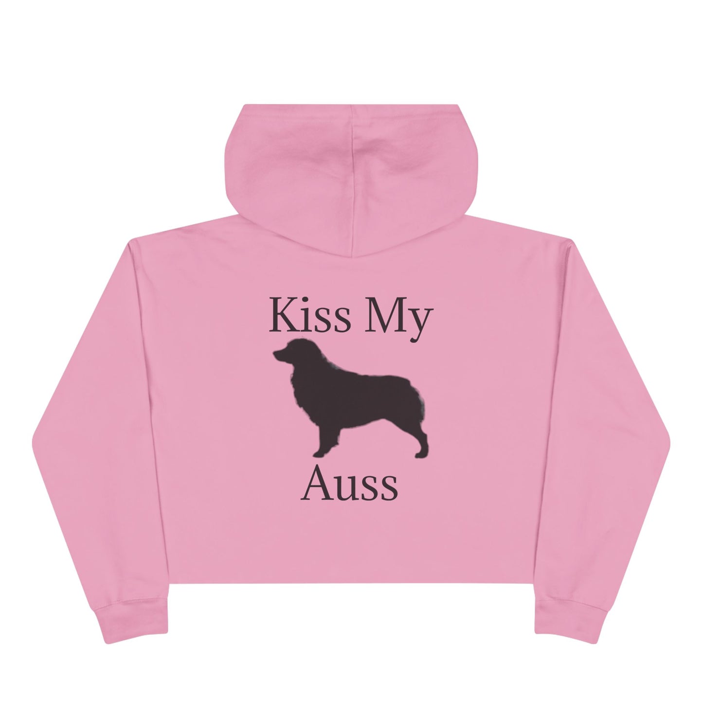 Kiss My Auss Women's Crop Hoodie