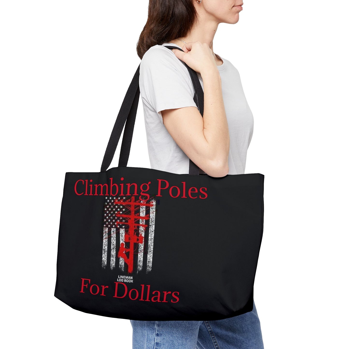 Climbing Poles Weekender Tote Bag