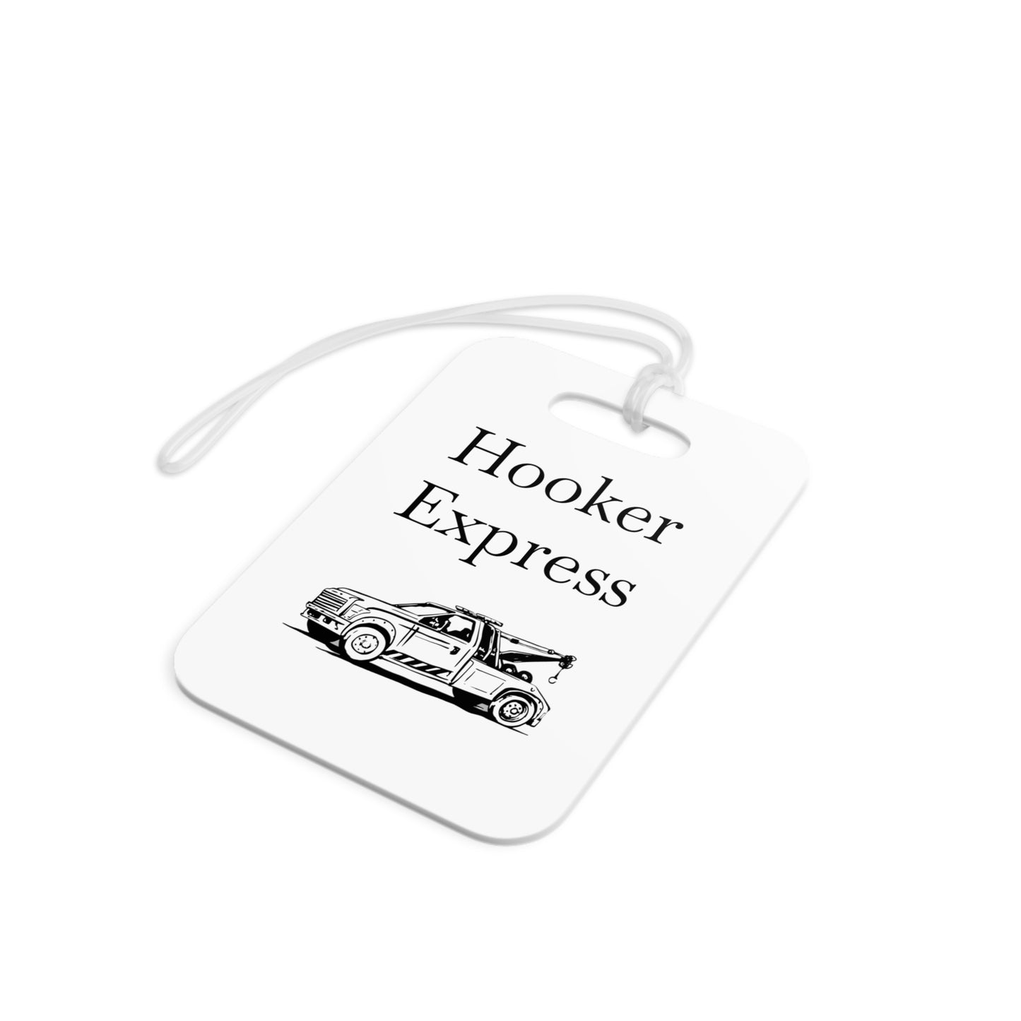 H**ker Express Wheel Lift Tow Truck Luggage Tag