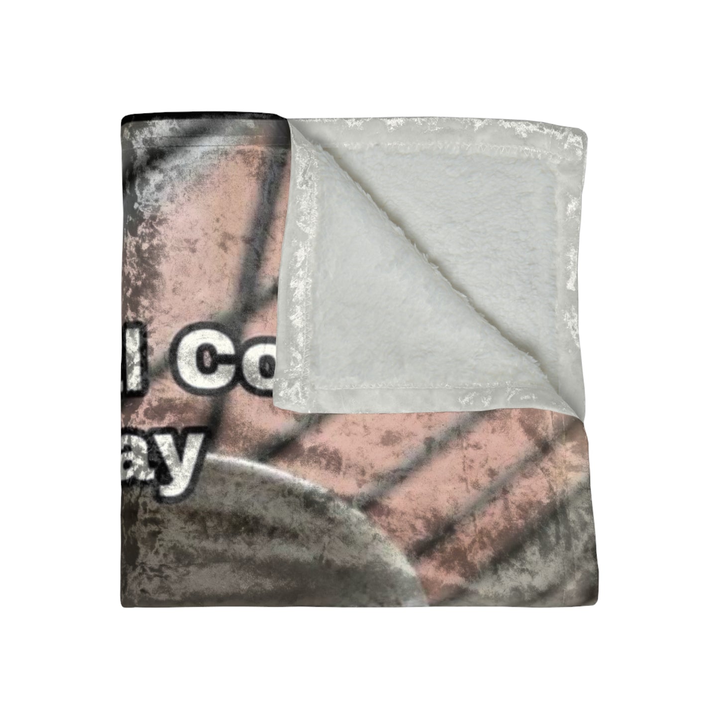 National Coffee Day Crushed Velvet Blanket