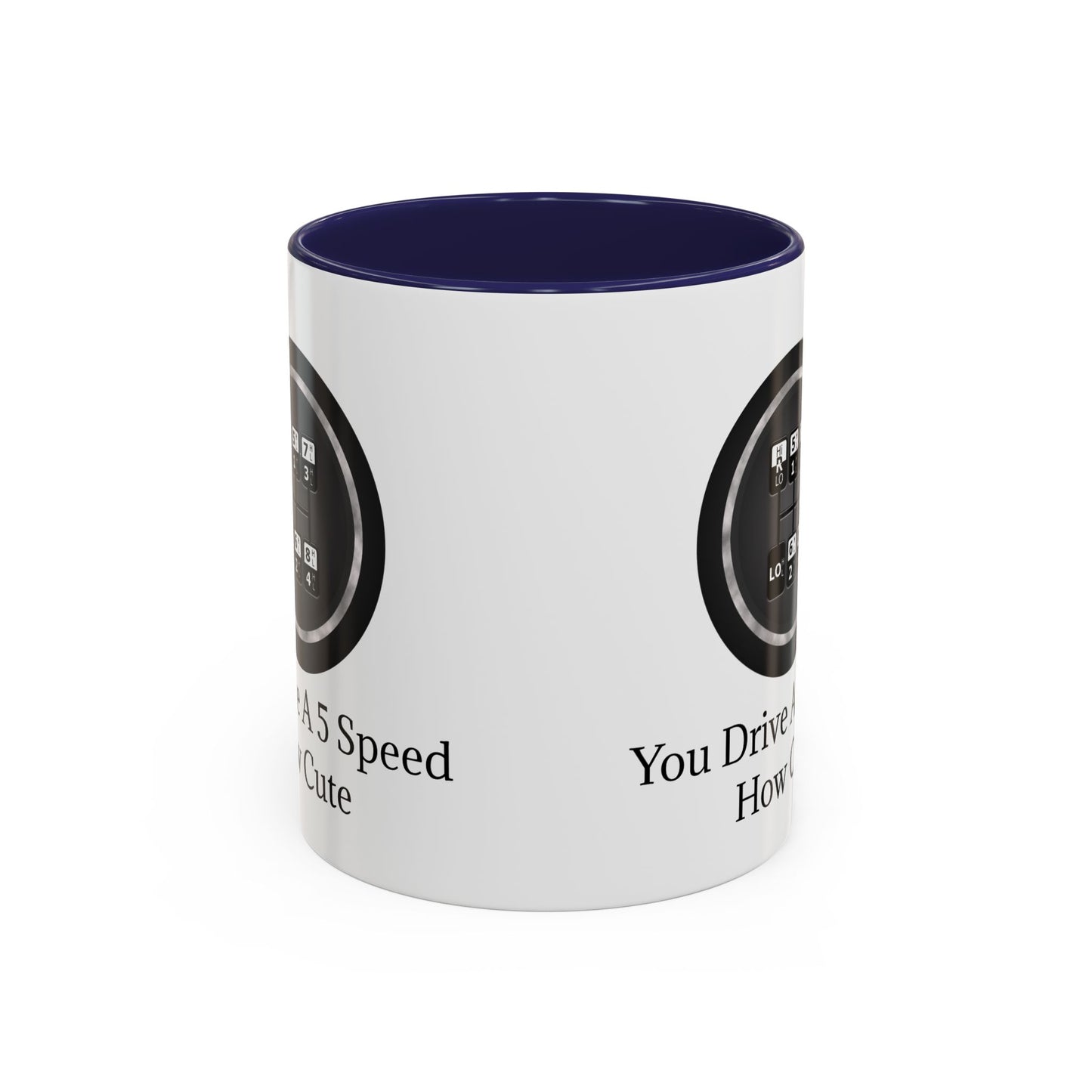 5 Speed How Cute 2-Tone Coffee Mug