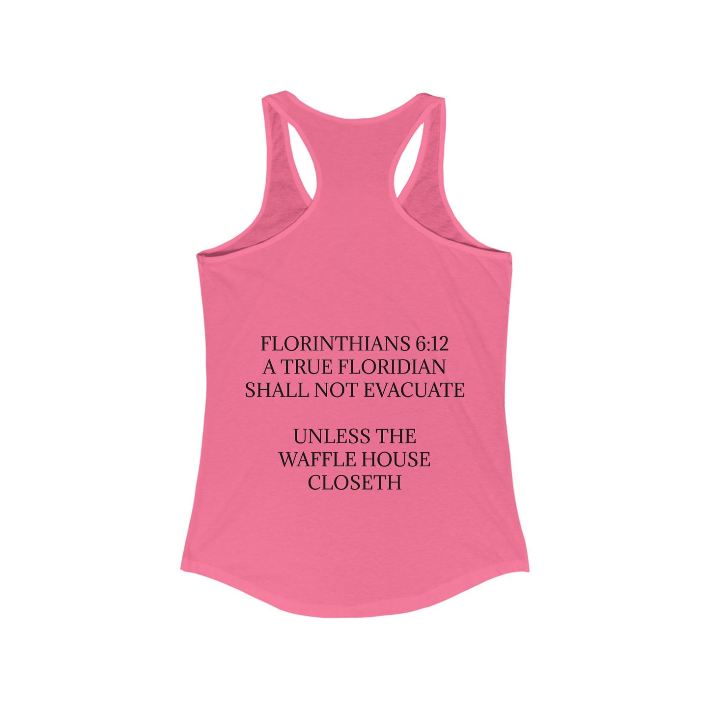 Florinthians 6:12 Women's Racerback Tank