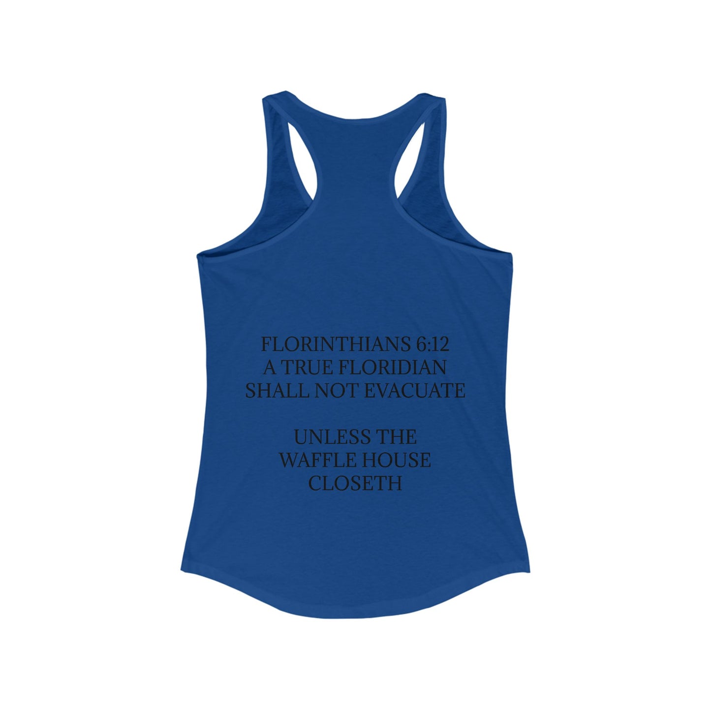 Florinthians 6:12 Women's Racerback Tank