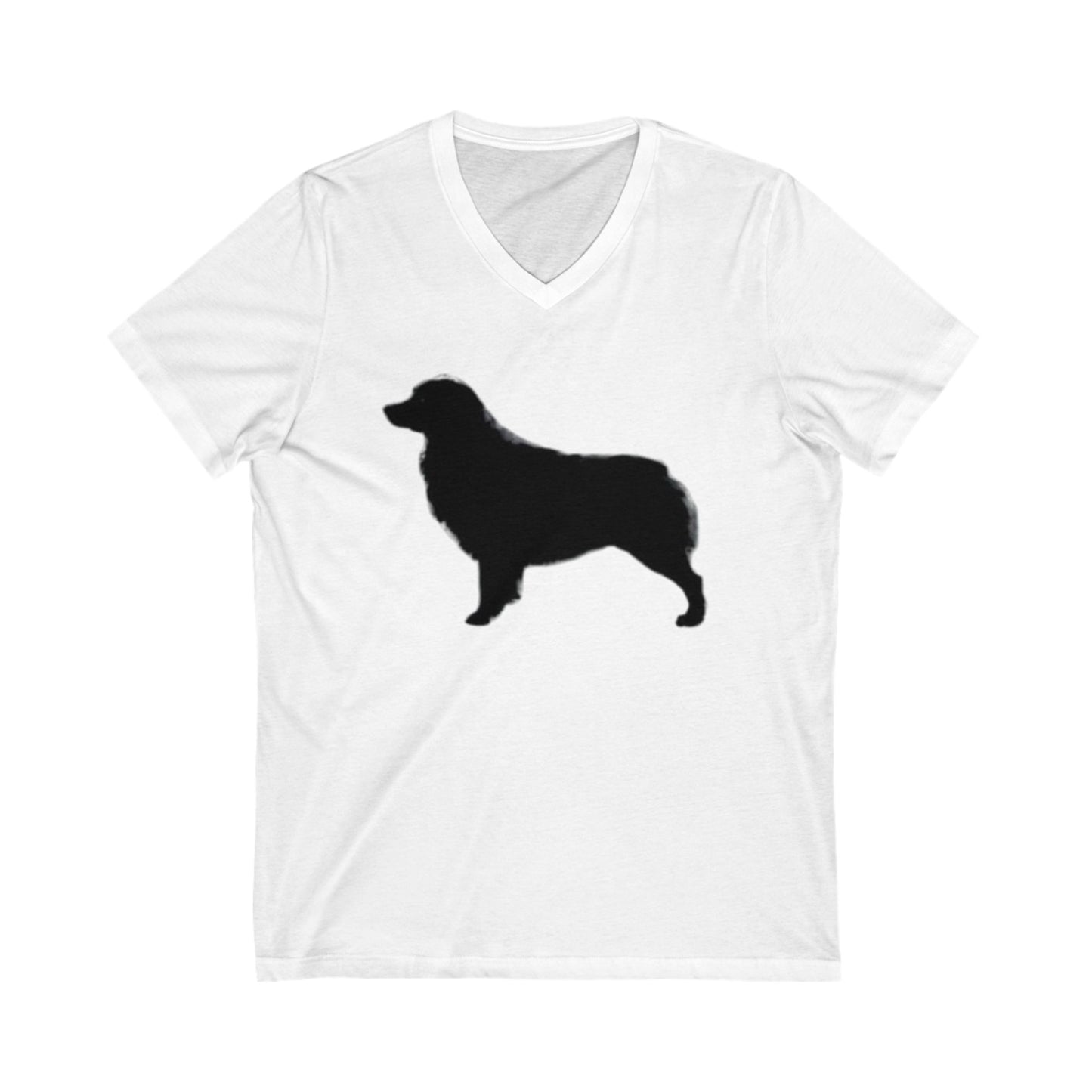 Aussie Silhouette Unisex Short Sleeve V-Neck Tee