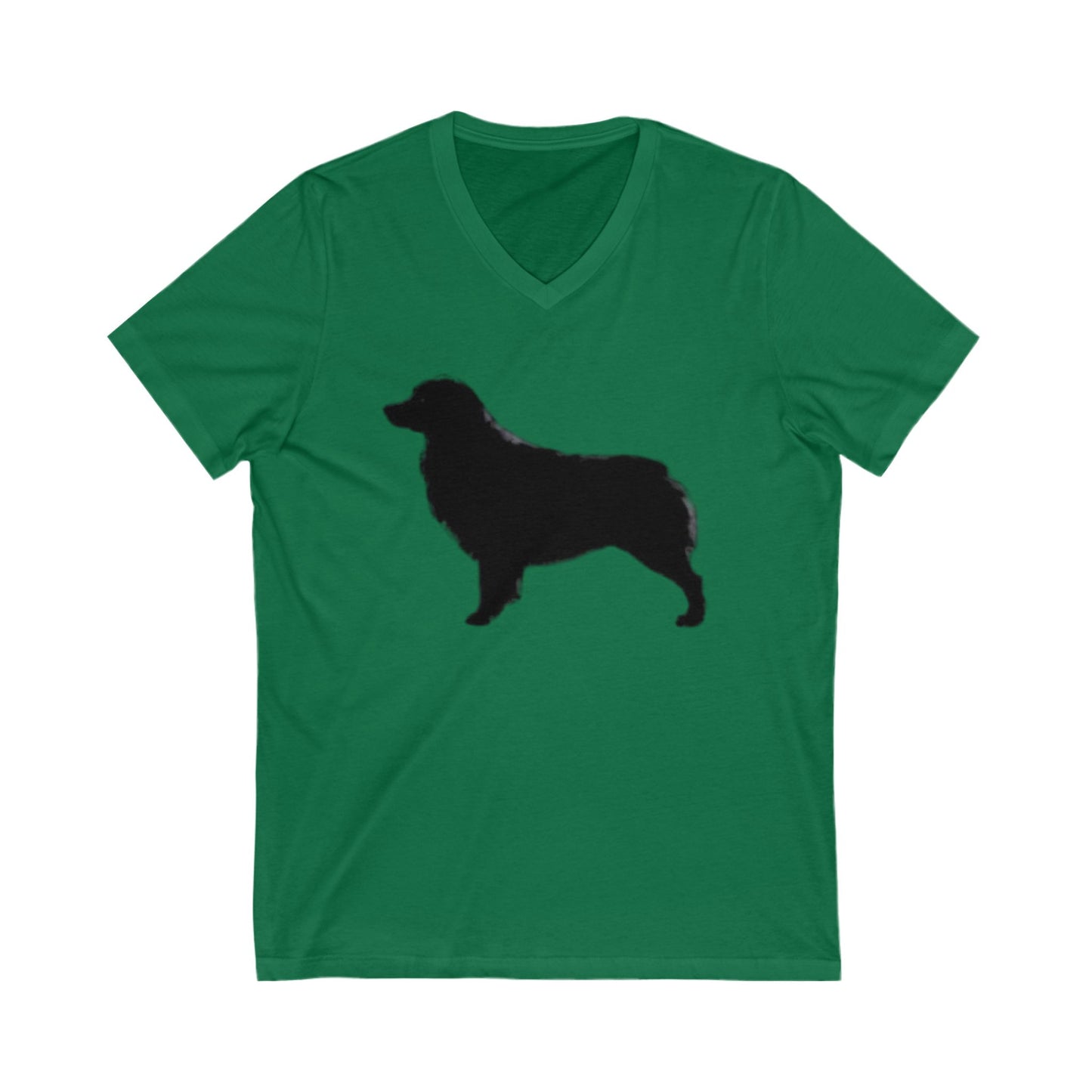 Aussie Silhouette Unisex Short Sleeve V-Neck Tee