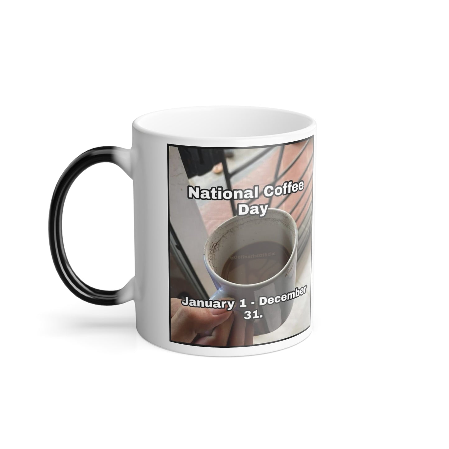 National Coffee Day Color Changing Mug