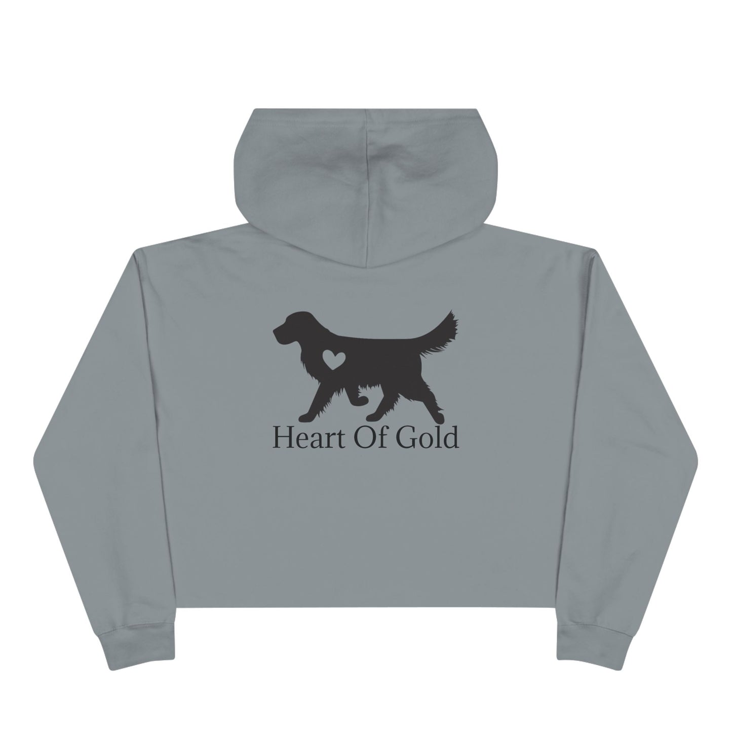 Heart Of Gold Women's Crop Hoodie