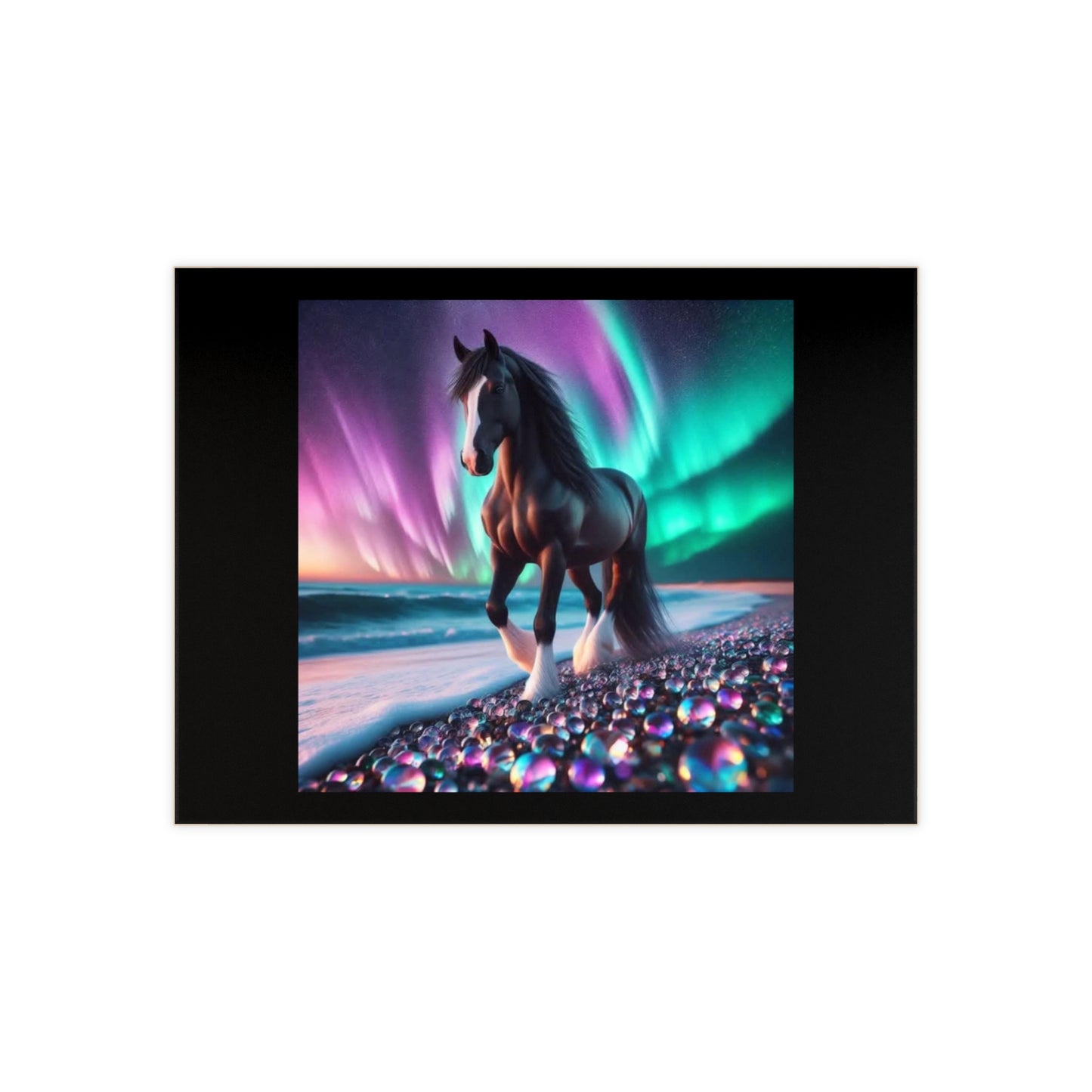 Midnight Magic Ceramic Photo Tile