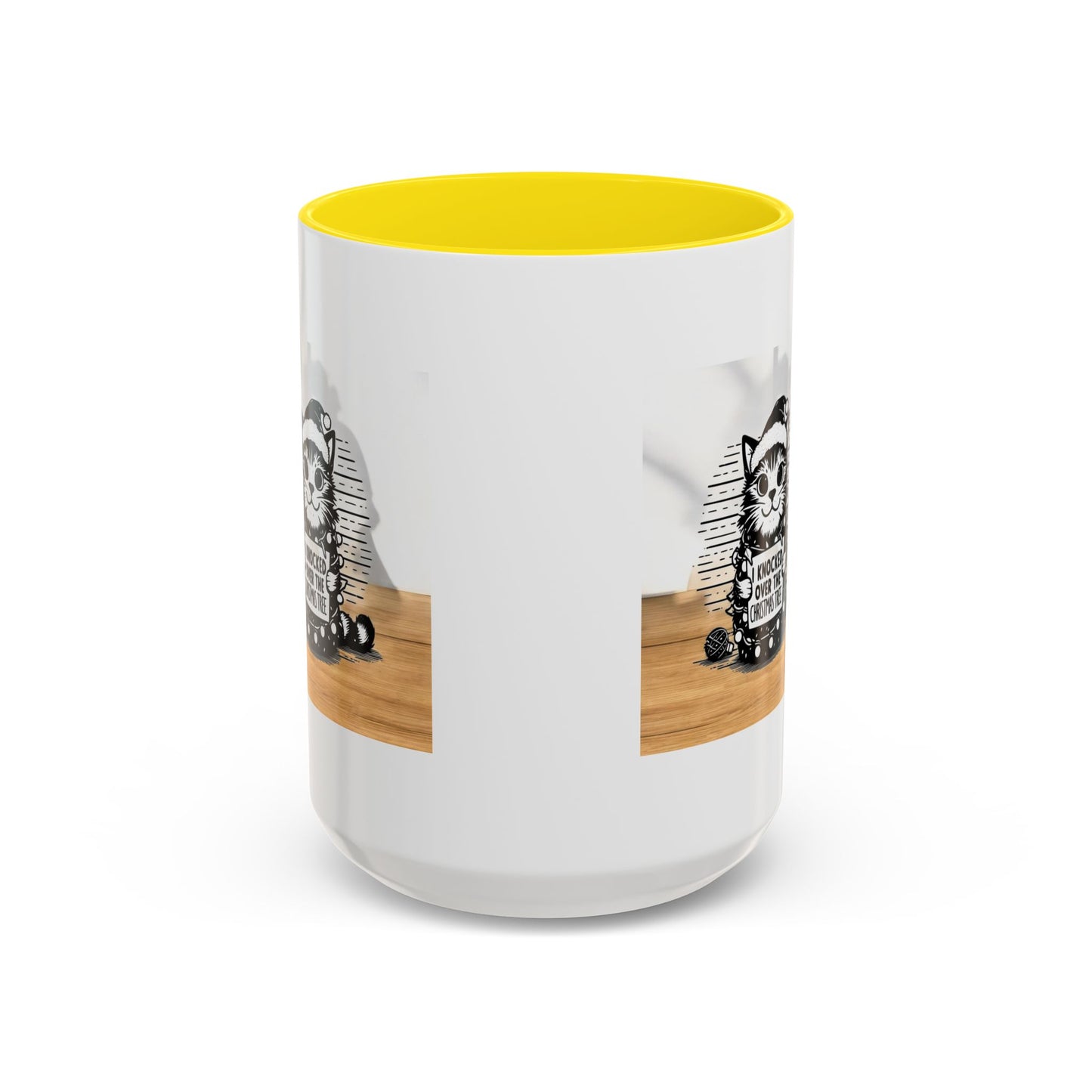 Naughty Cat 2-Tone Coffee Mug