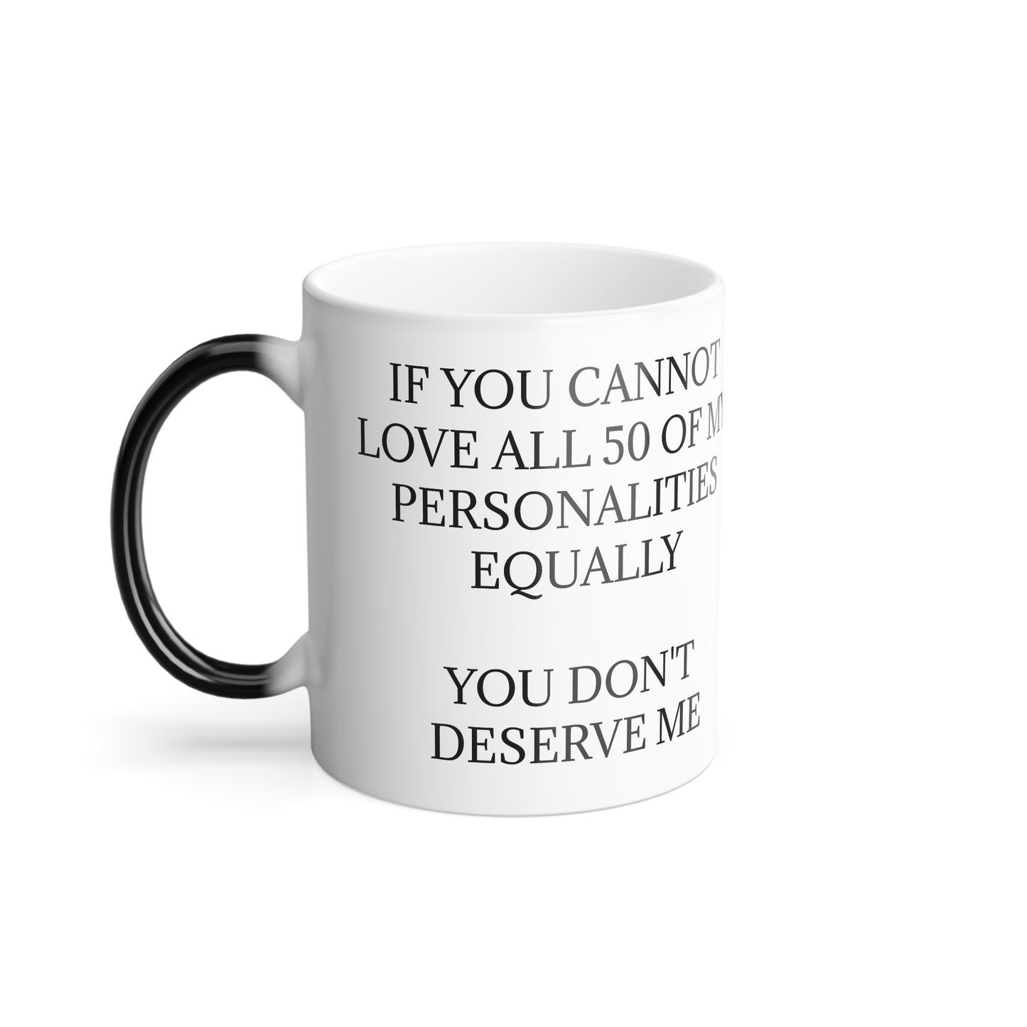 50 Personalities Color Changing Mug