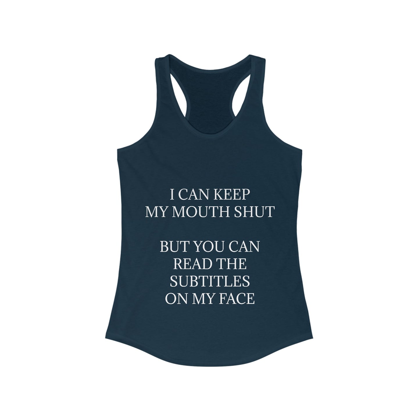 Subtitles Women's Racerback Tank