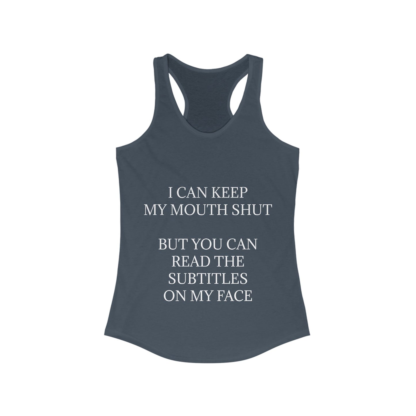 Subtitles Women's Racerback Tank