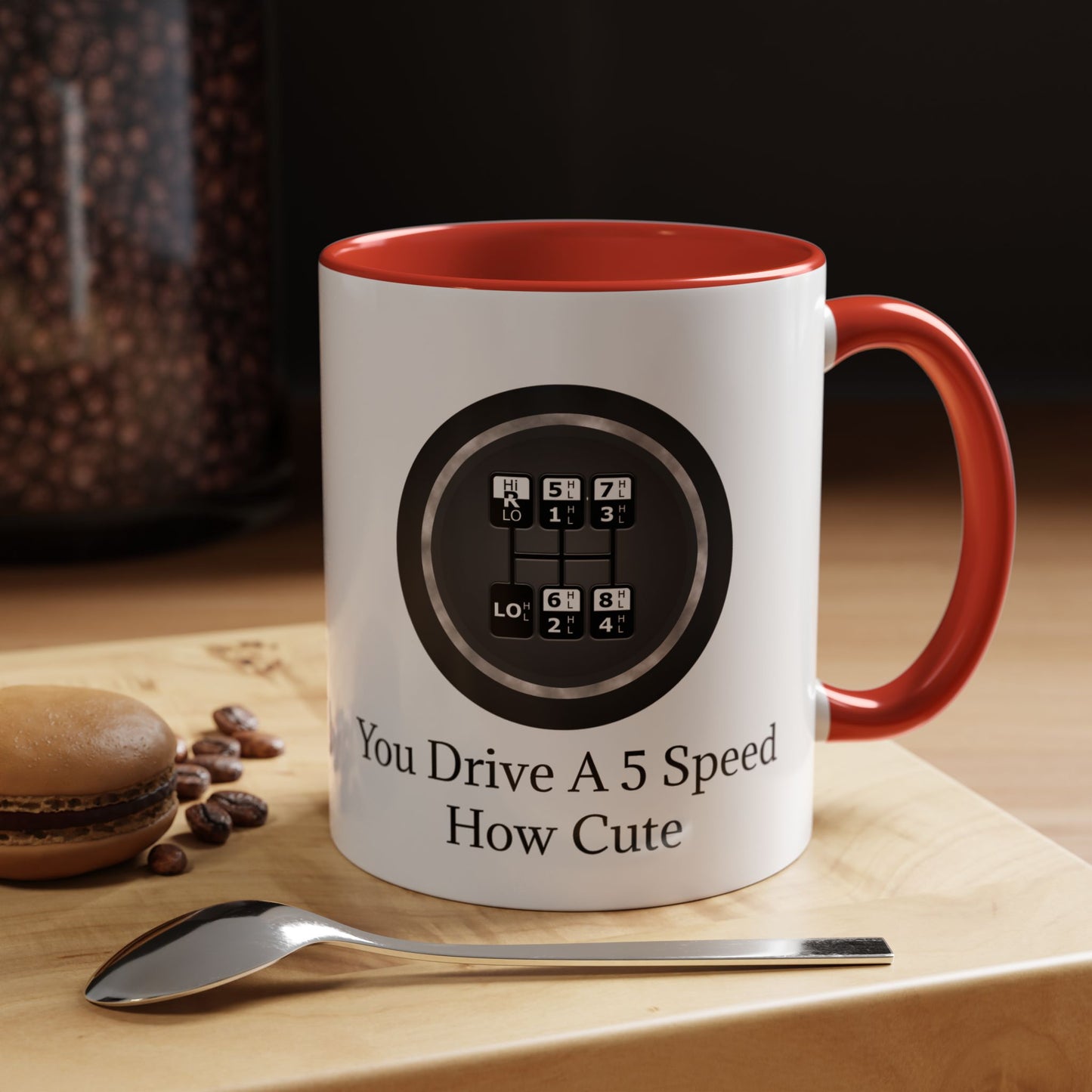 5 Speed How Cute 2-Tone Coffee Mug