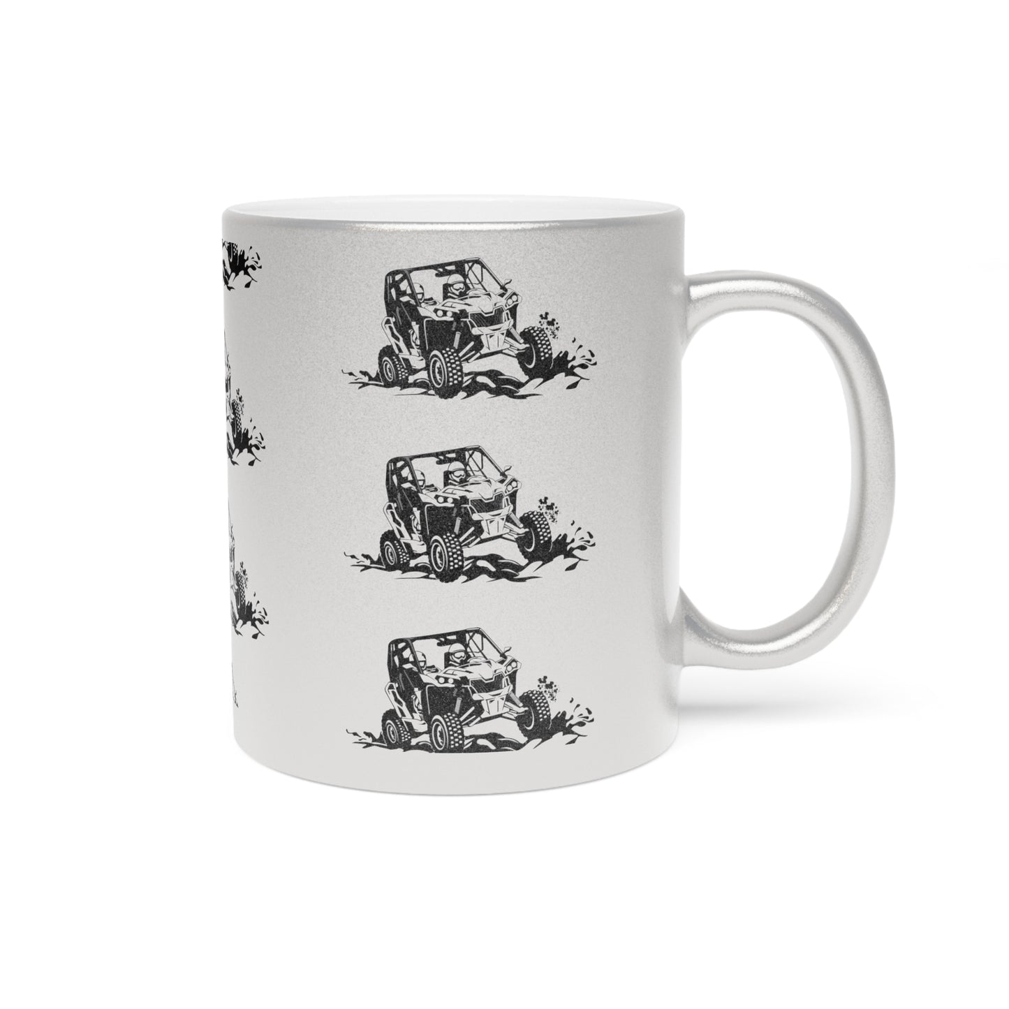 Slingin' Mud Side By Side Metallic Coffee Mug