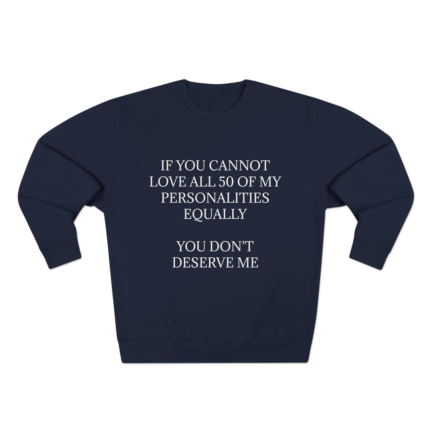 50 Personalities Unisex Crewneck Sweatshirt