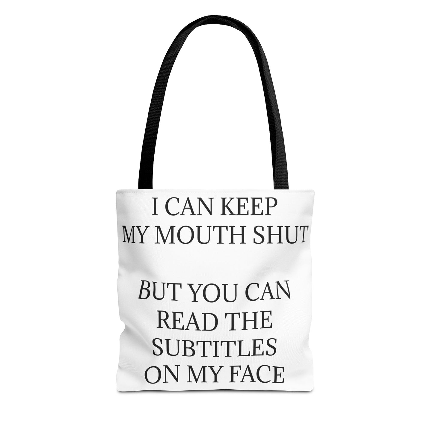 Subtitles Tote Bag
