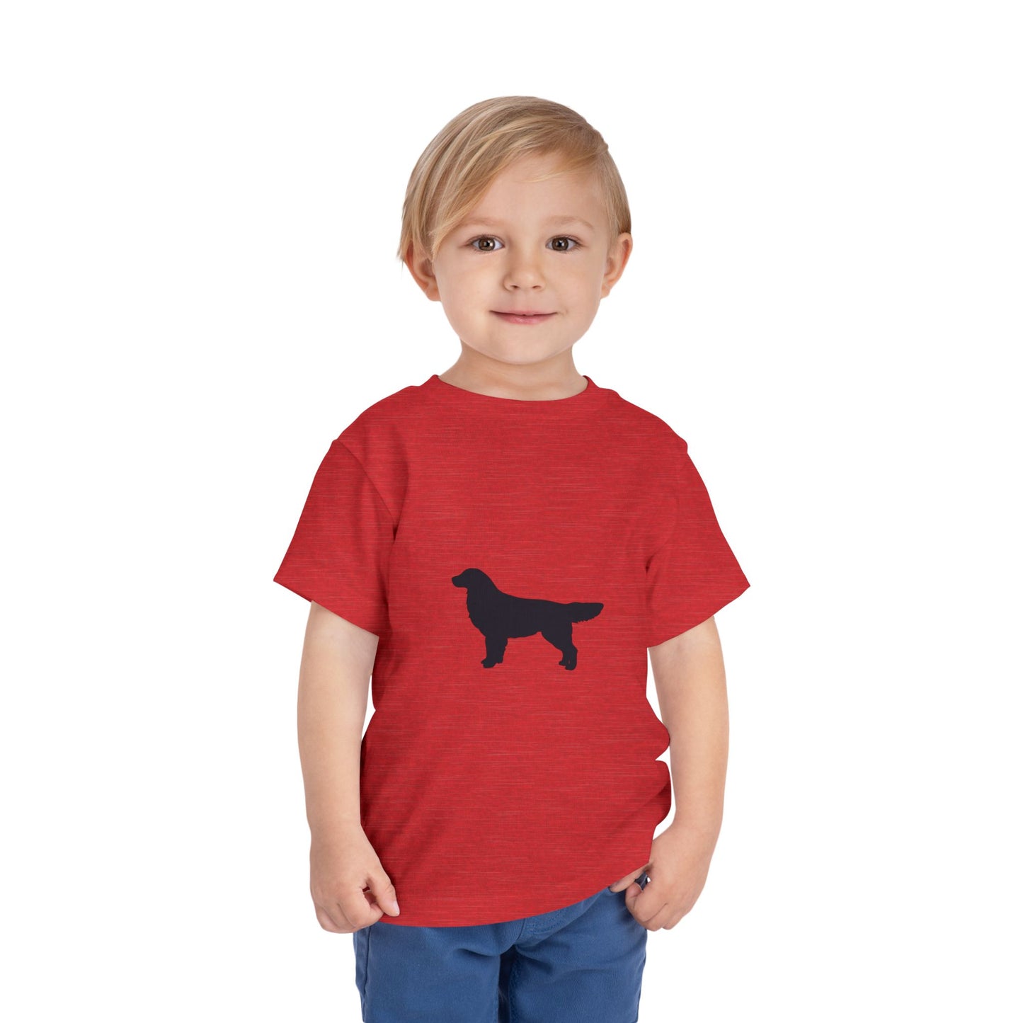 Golden Silhouette Toddler Unisex Short Sleeve Crewneck Tee