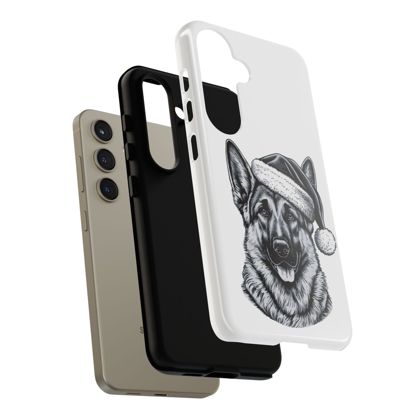Santa Paws German Shepherd Samsung Case