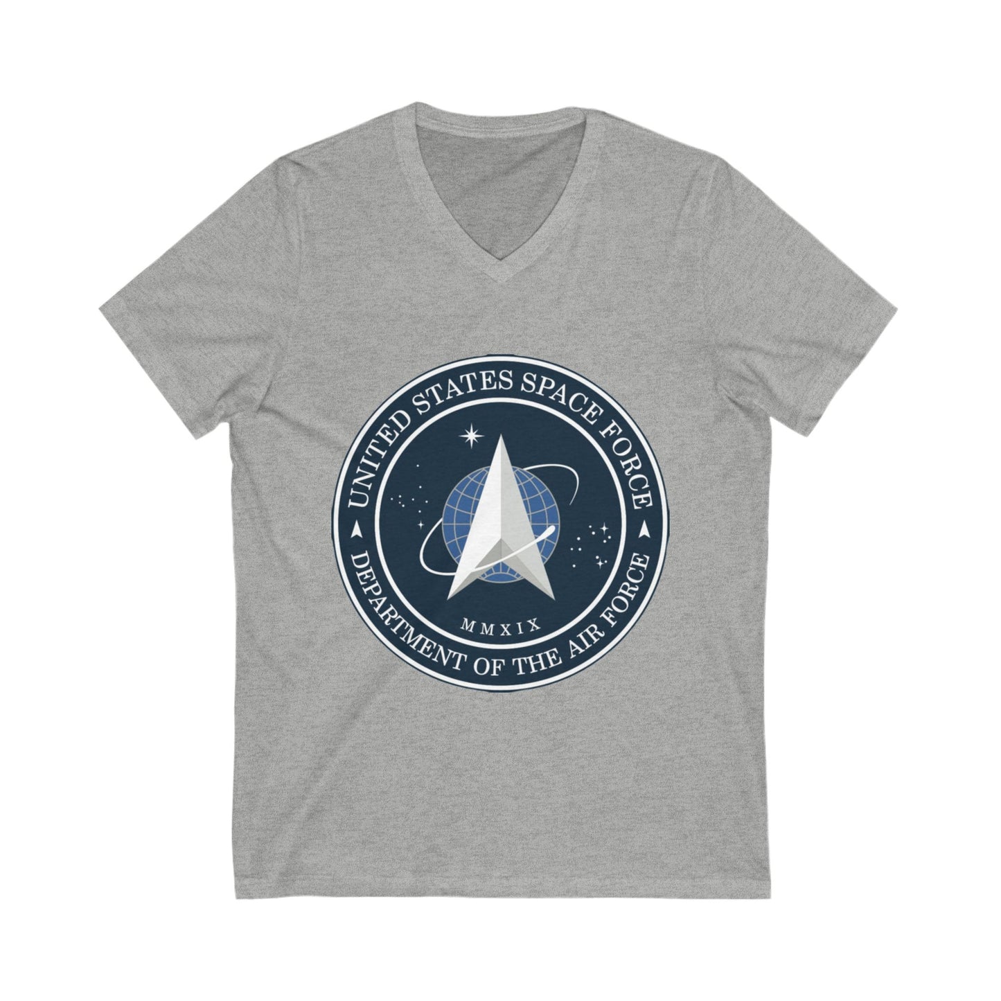 US Space Force Unisex Short Sleeve V-Neck Tee
