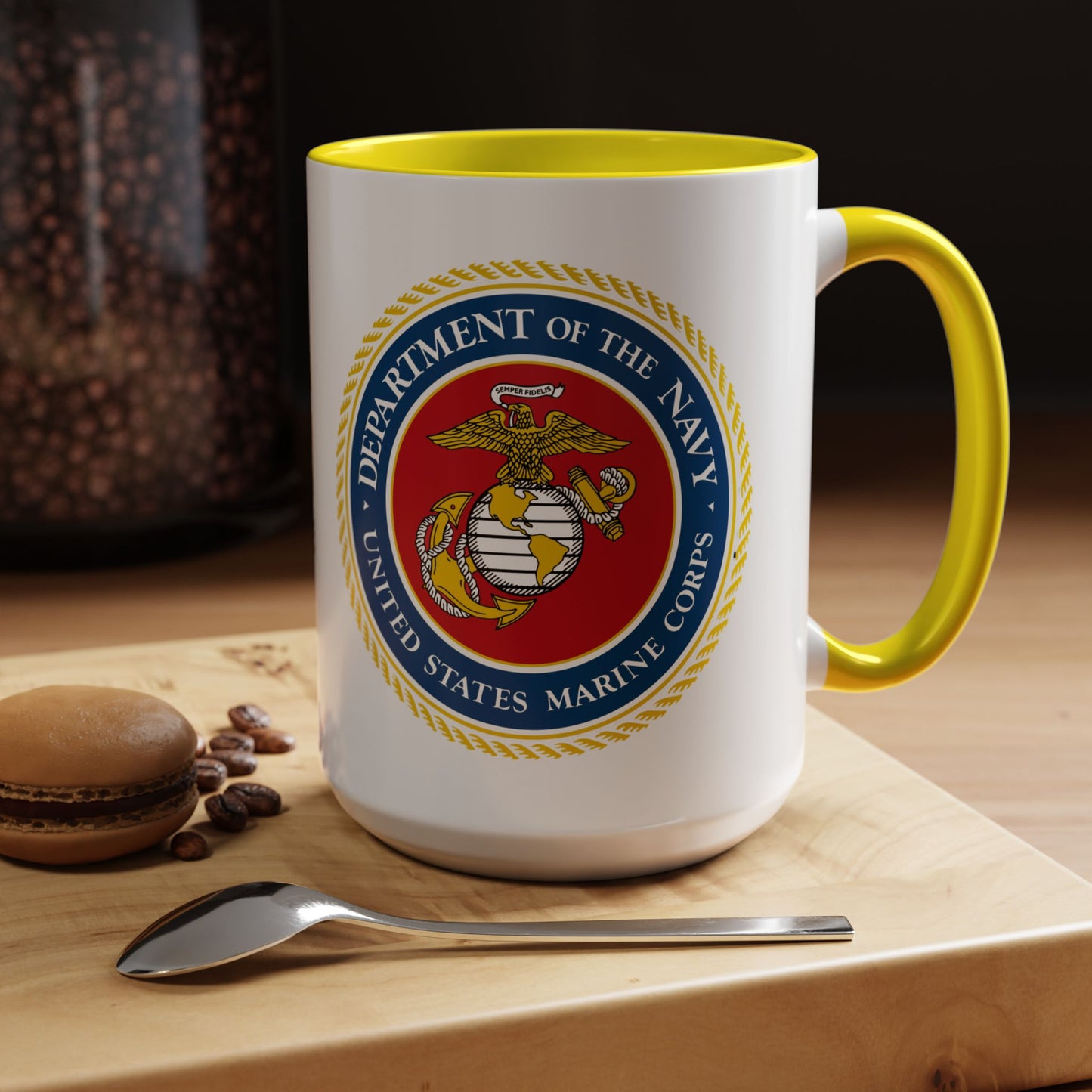 US Marine Corps 2-Tone Coffee Mug