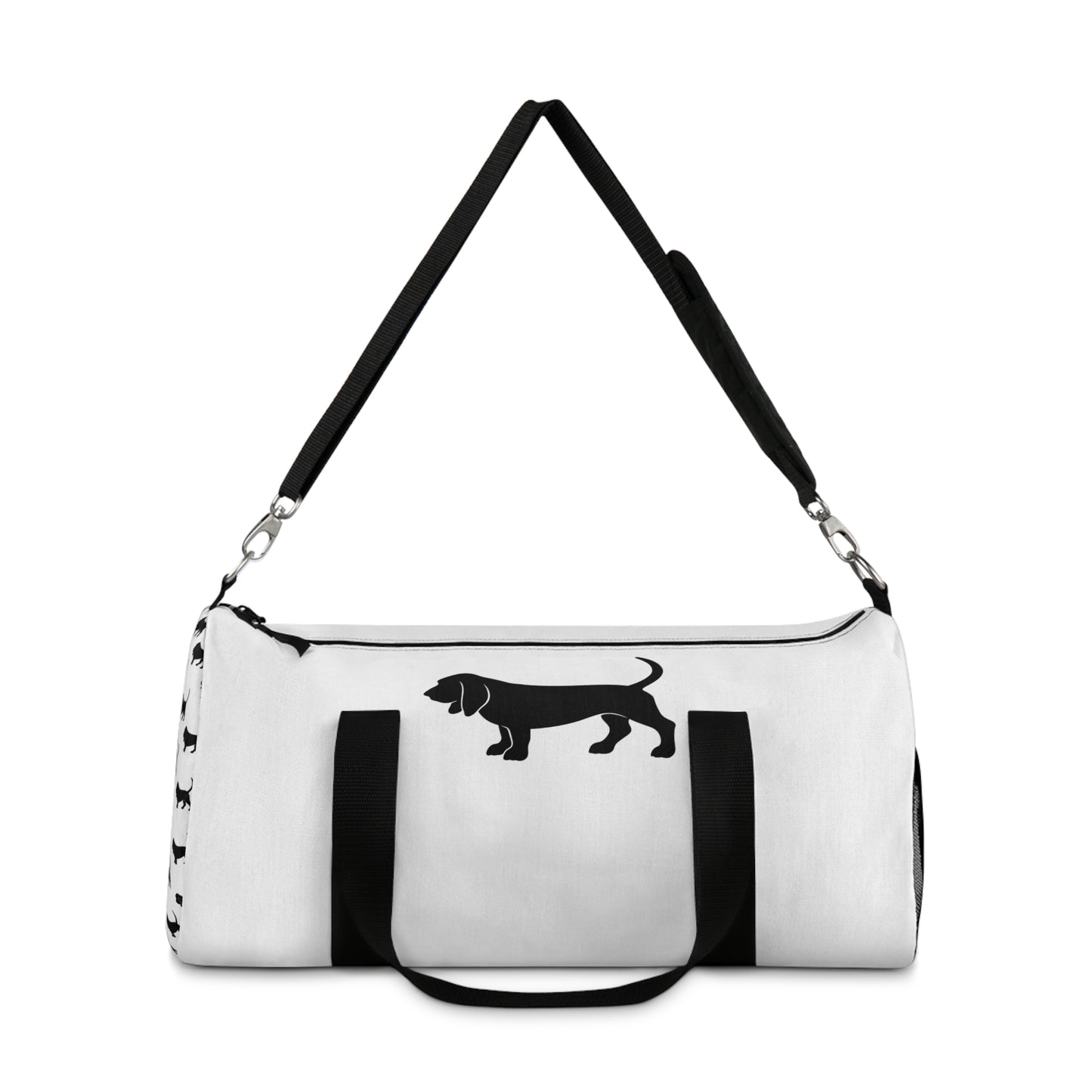 Basset Hound Silhouette Duffel Bag