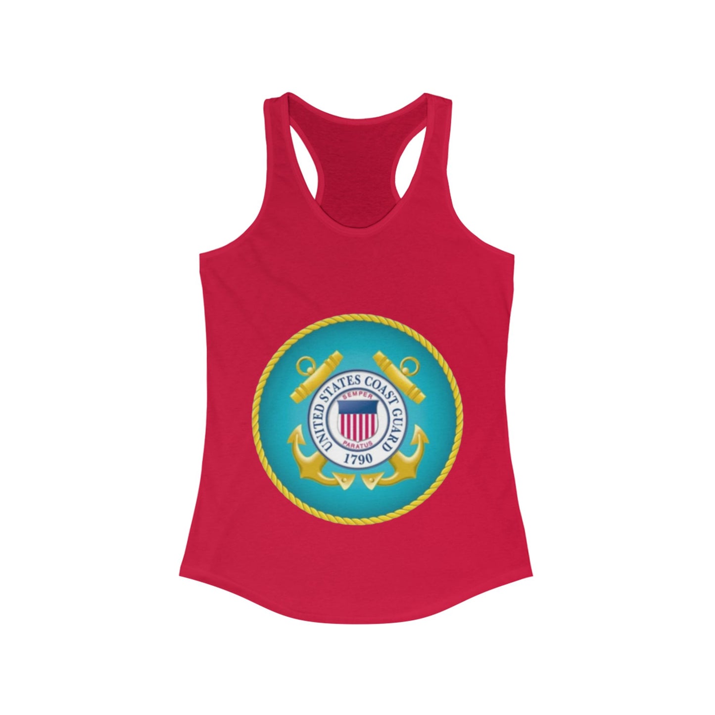 US Coast Guard Women's Racerback Tank