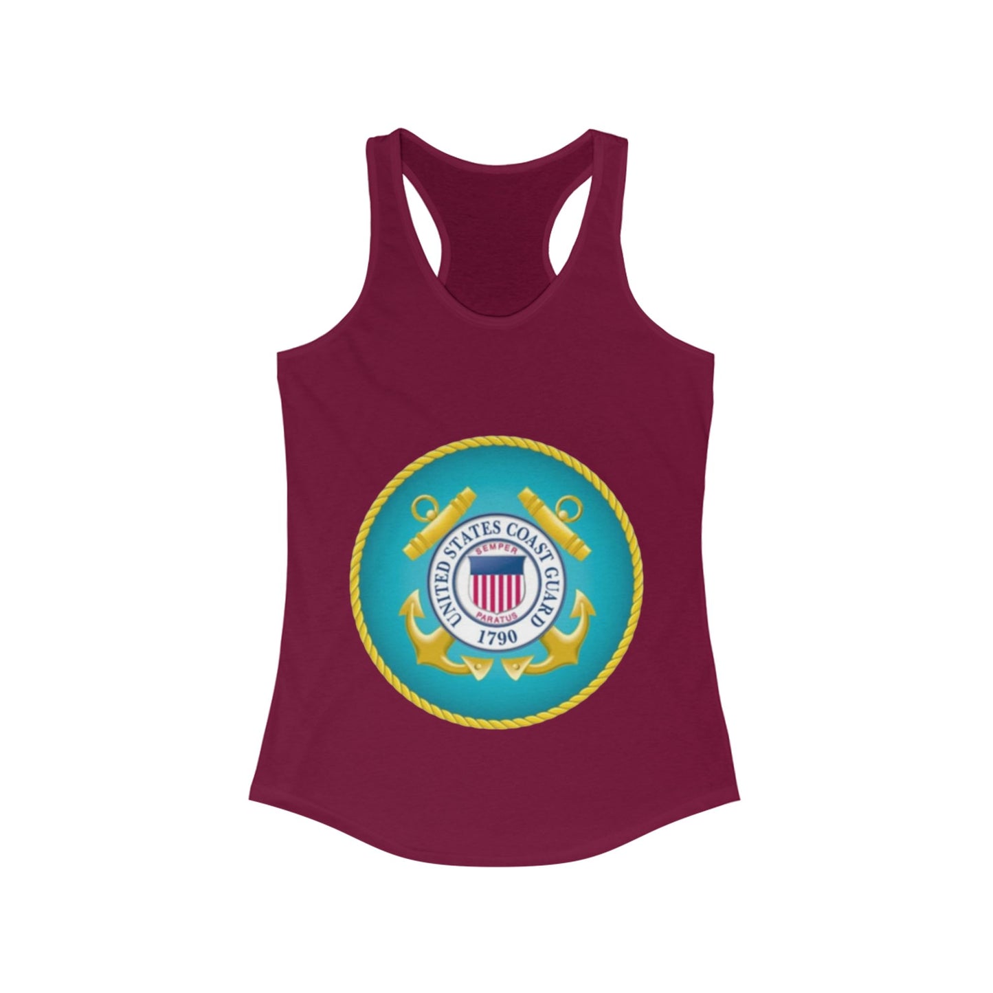 US Coast Guard Women's Racerback Tank