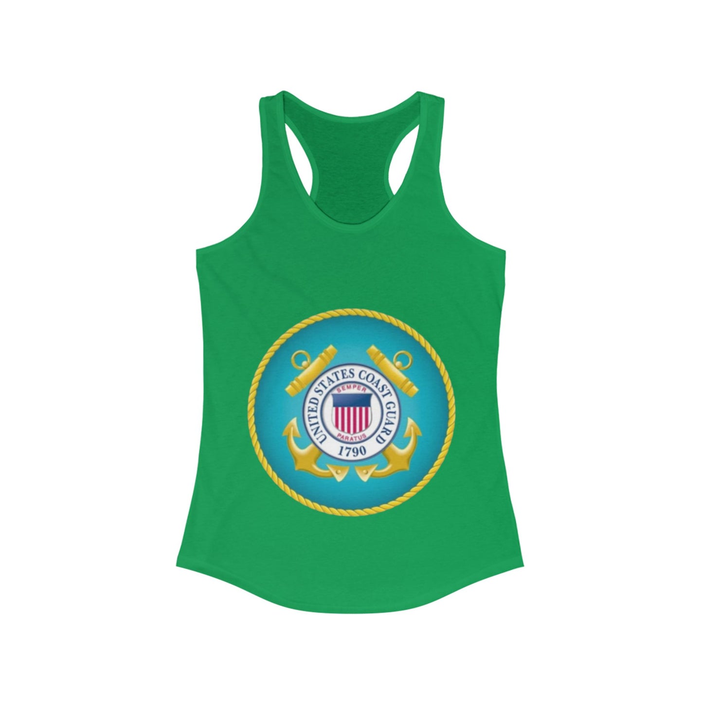 US Coast Guard Women's Racerback Tank