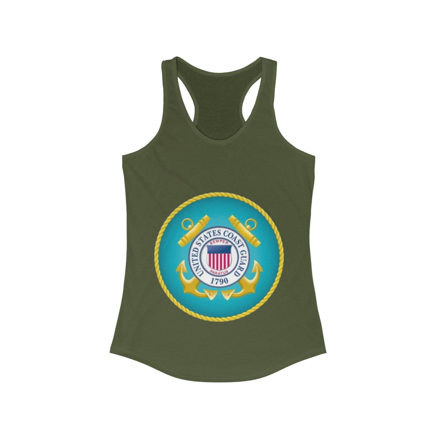 US Coast Guard Women's Racerback Tank