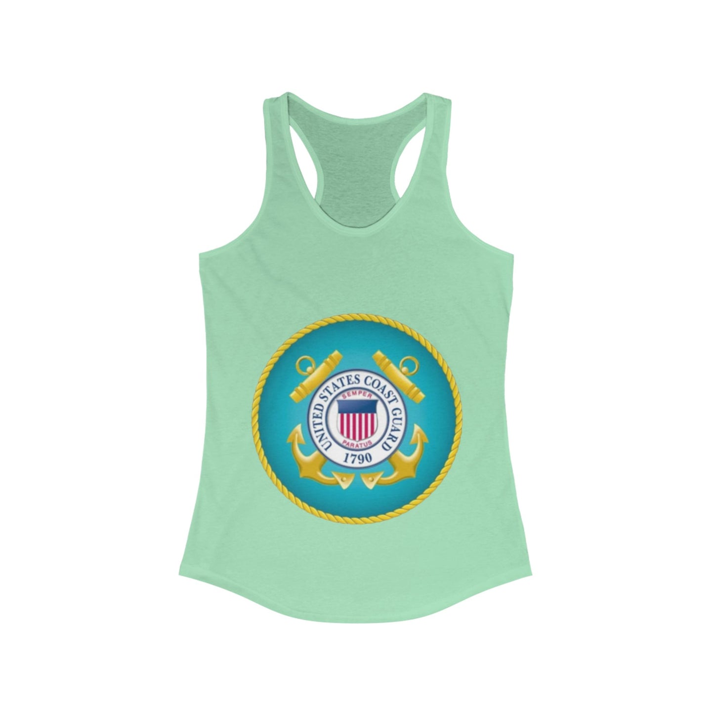 US Coast Guard Women's Racerback Tank