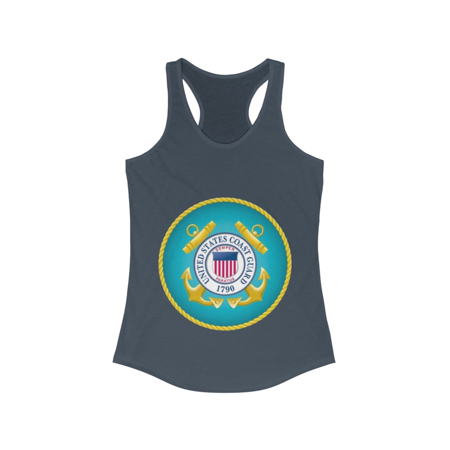 US Coast Guard Women's Racerback Tank