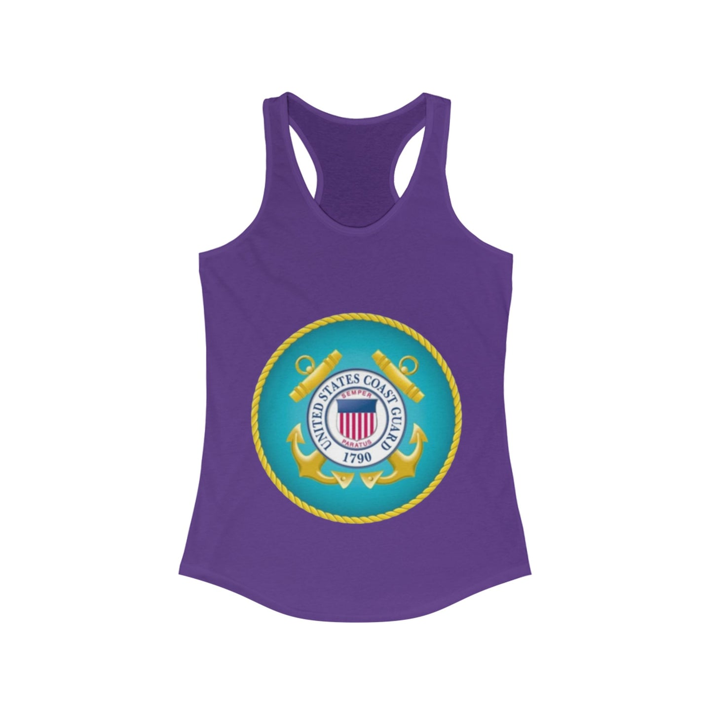 US Coast Guard Women's Racerback Tank