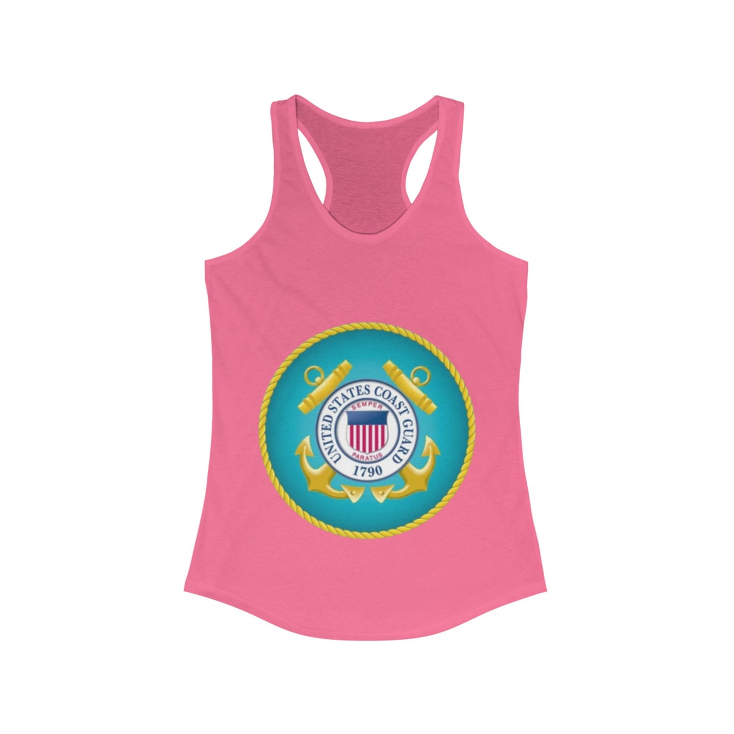 US Coast Guard Women's Racerback Tank