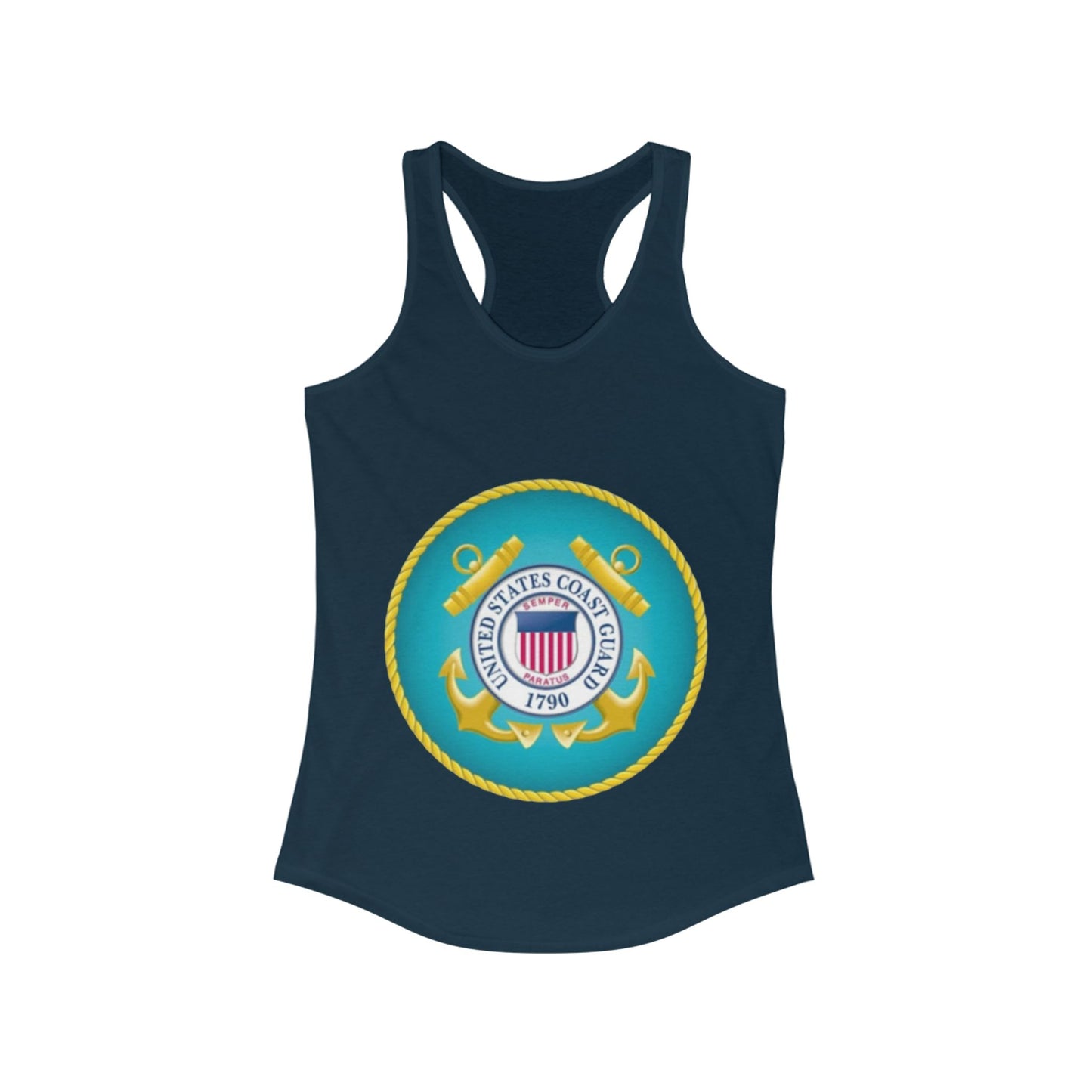 US Coast Guard Women's Racerback Tank