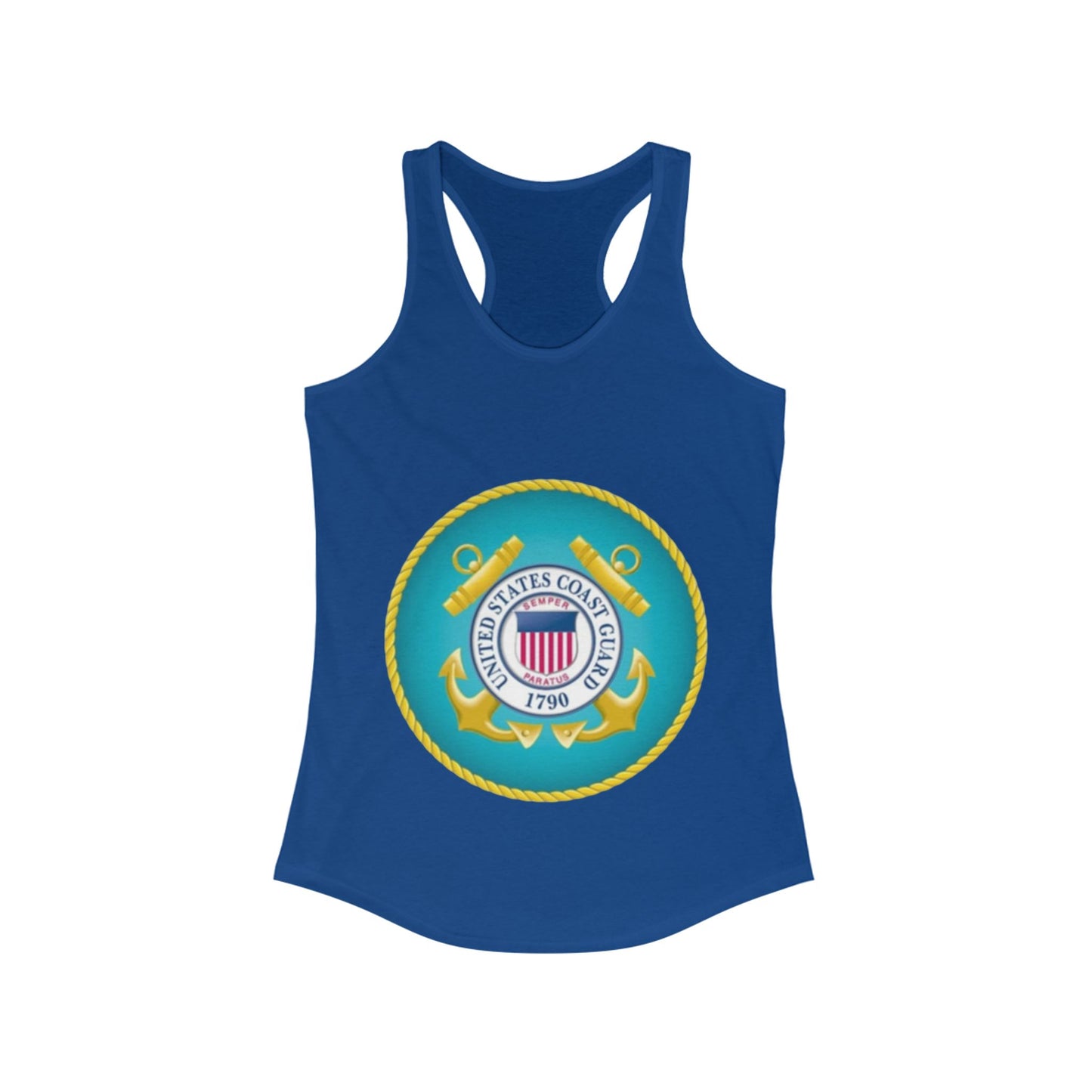 US Coast Guard Women's Racerback Tank