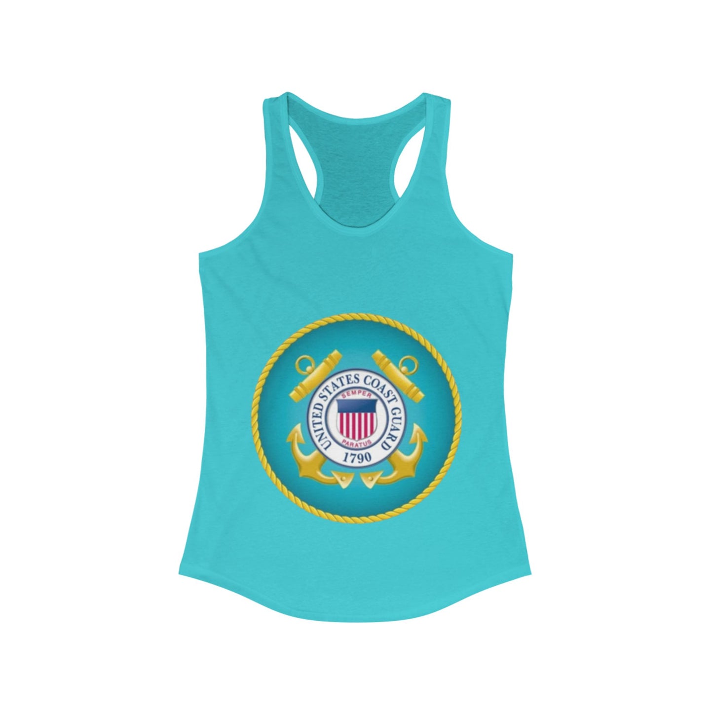 US Coast Guard Women's Racerback Tank