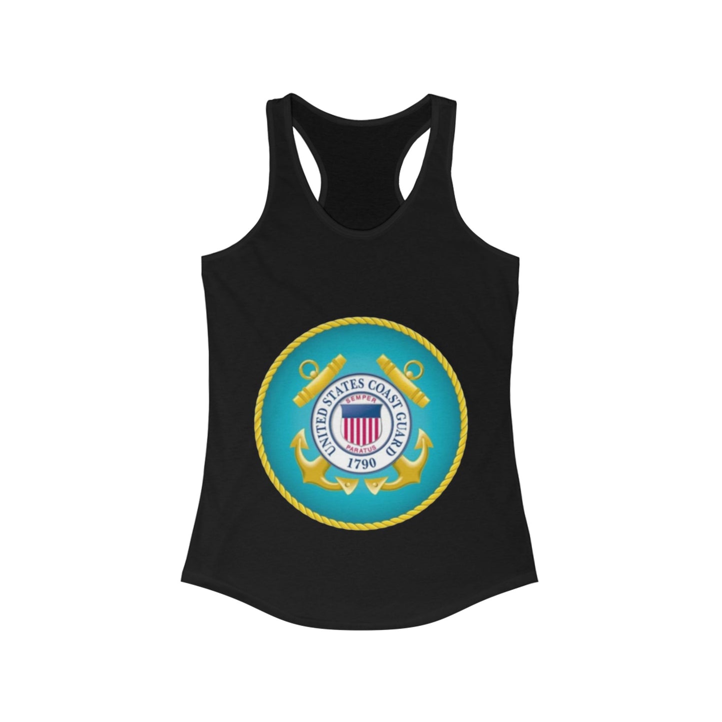 US Coast Guard Women's Racerback Tank