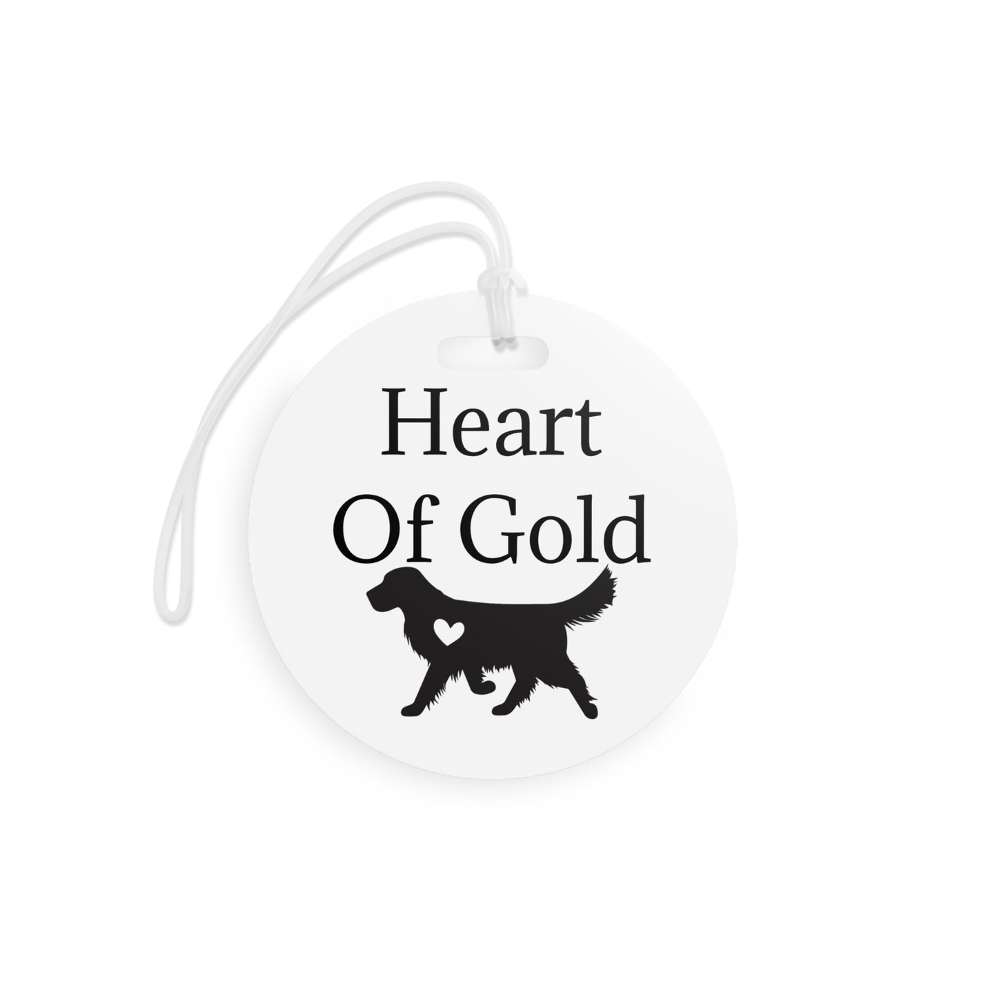 Heart Of Gold Luggage Tag
